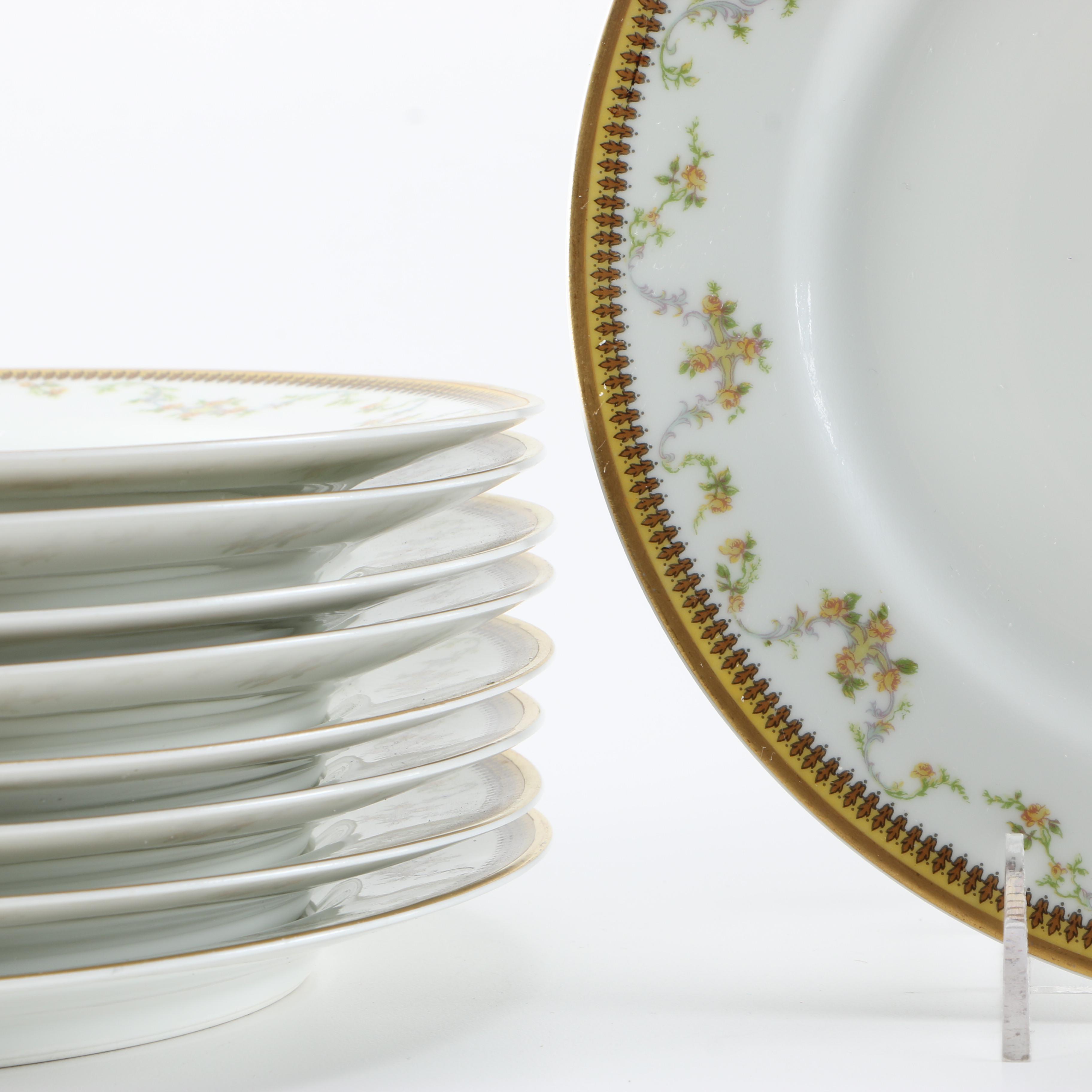 Haviland France "The Valmont" Limoges Plates