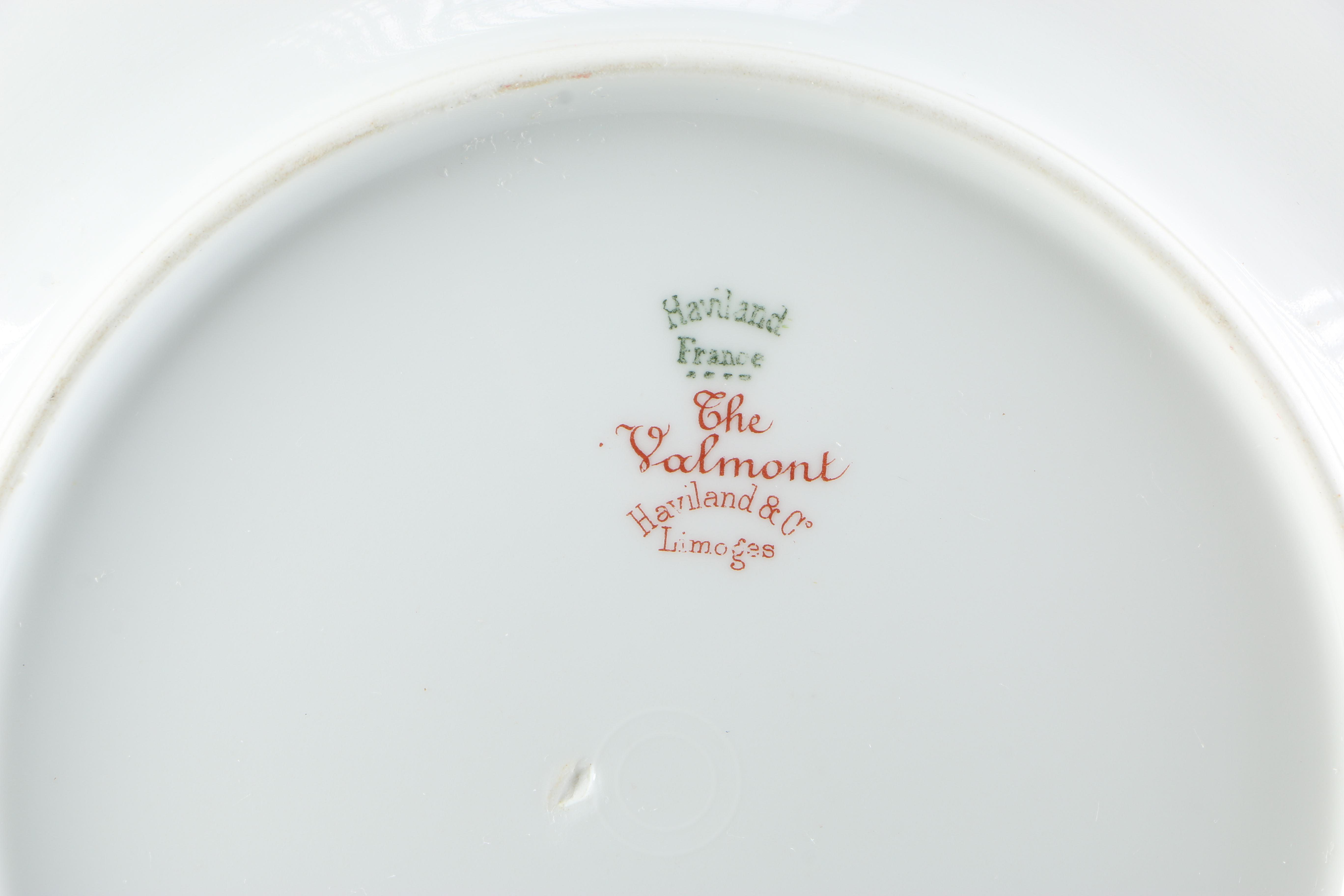 Haviland France "The Valmont" Limoges Plates