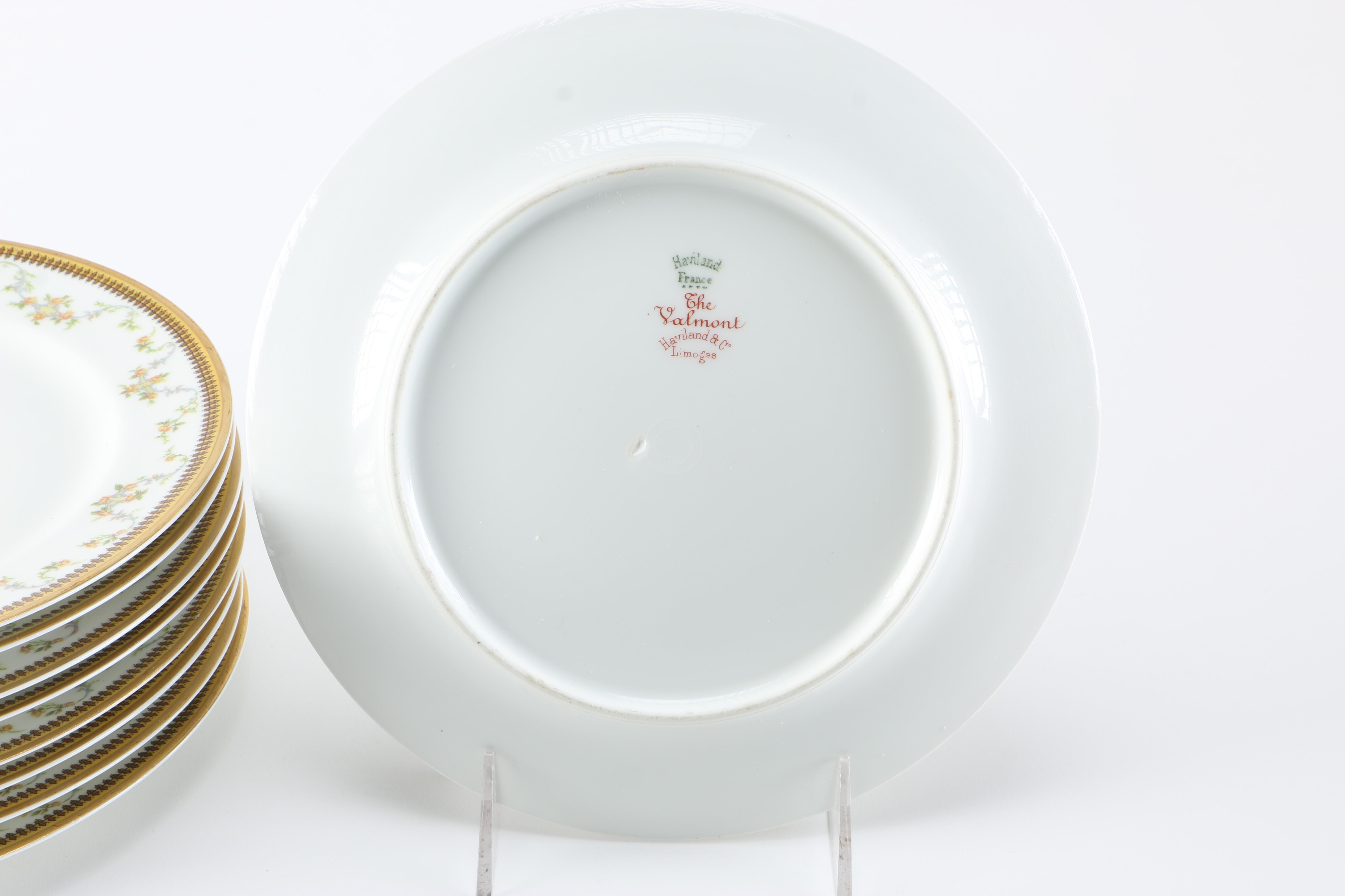 Haviland France "The Valmont" Limoges Plates