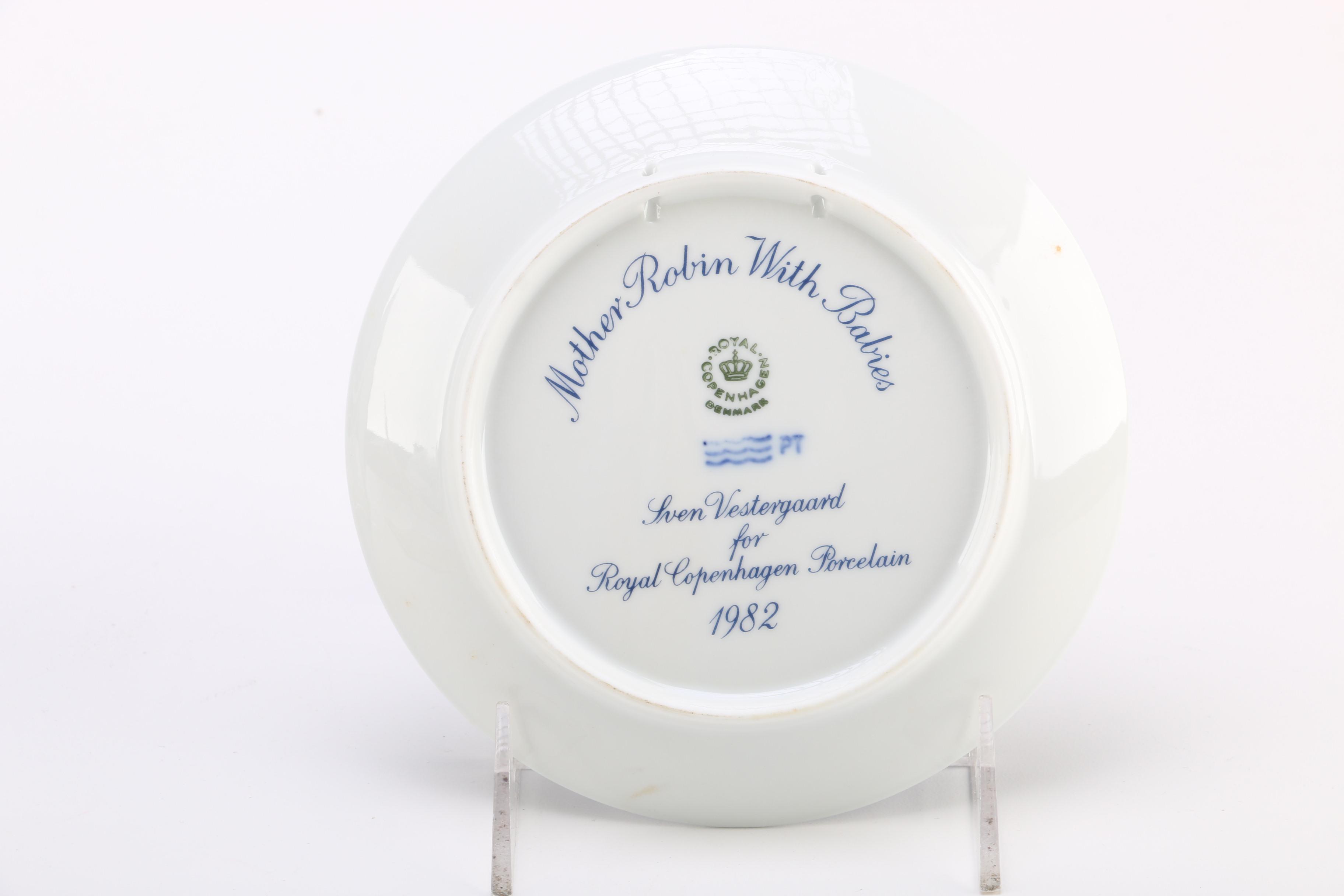 China and Porcelain Collector's Plates Including Royal Copenhagen