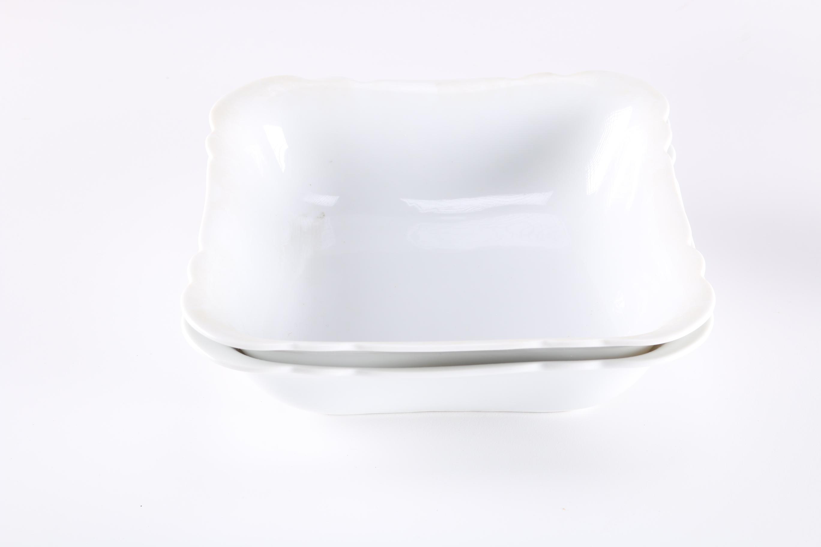 White Porcelain China Tableware Including Seltmann Weiden