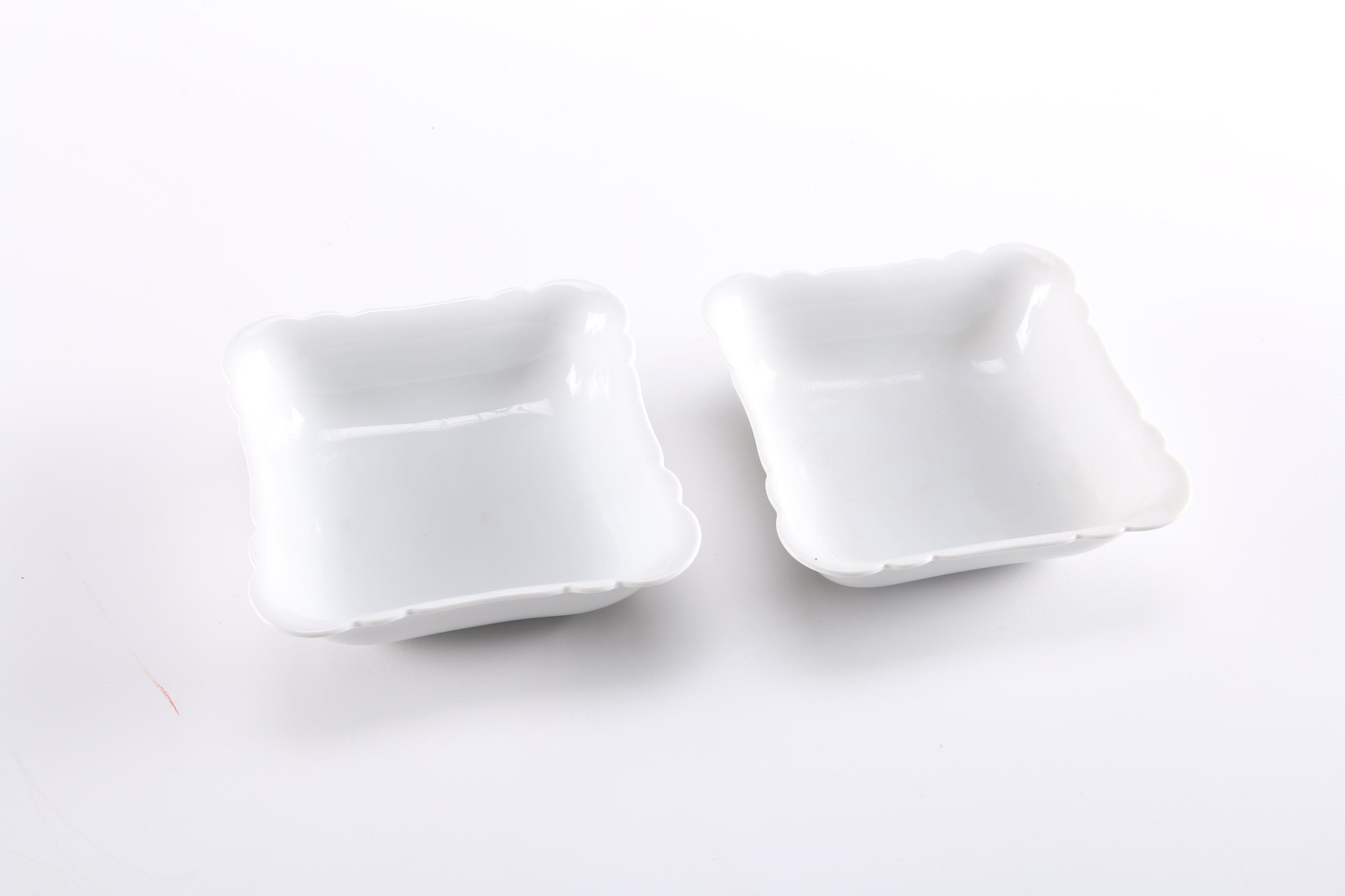 White Porcelain China Tableware Including Seltmann Weiden