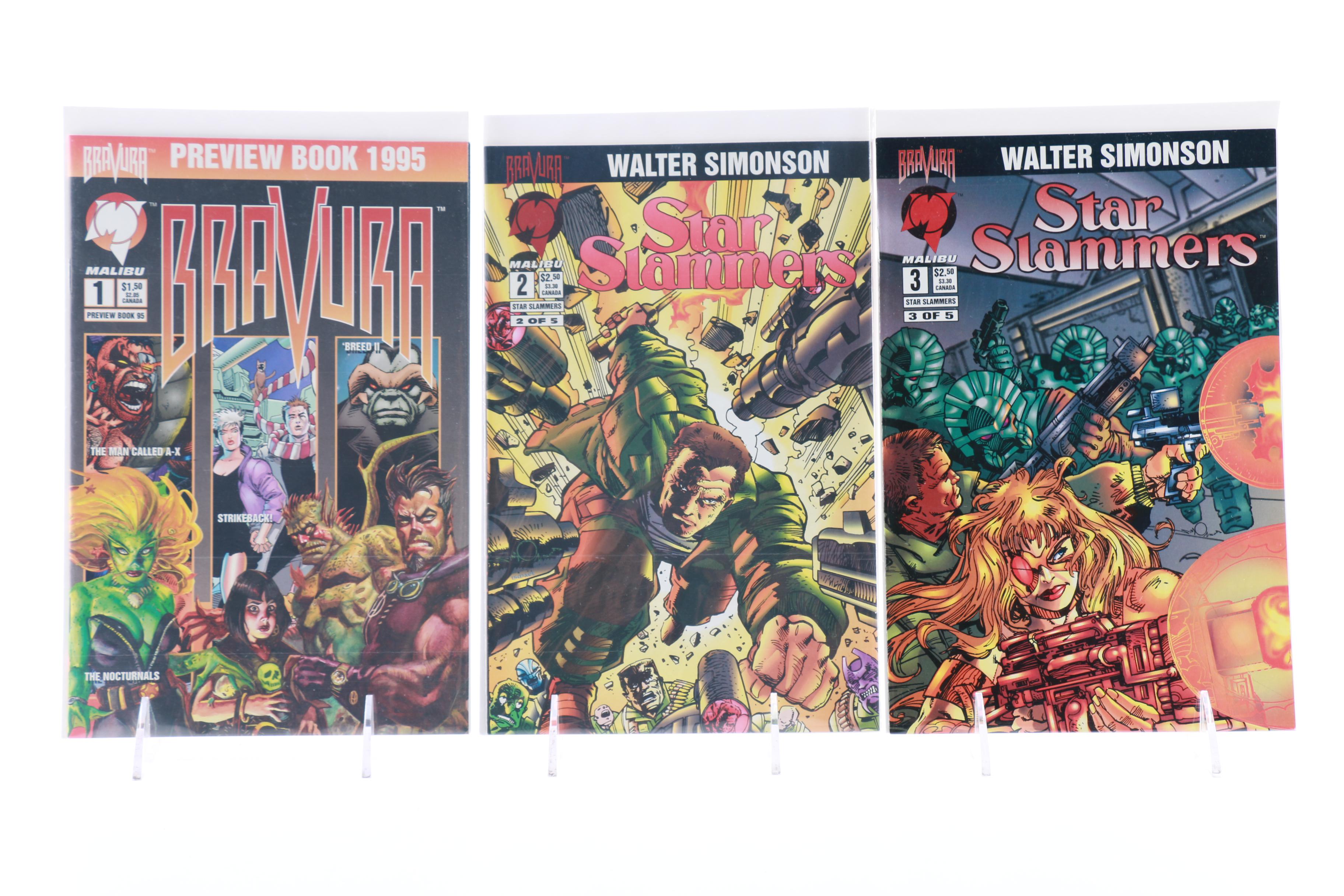 Modern Age Comics Including "Star Slammers" and "Rune"