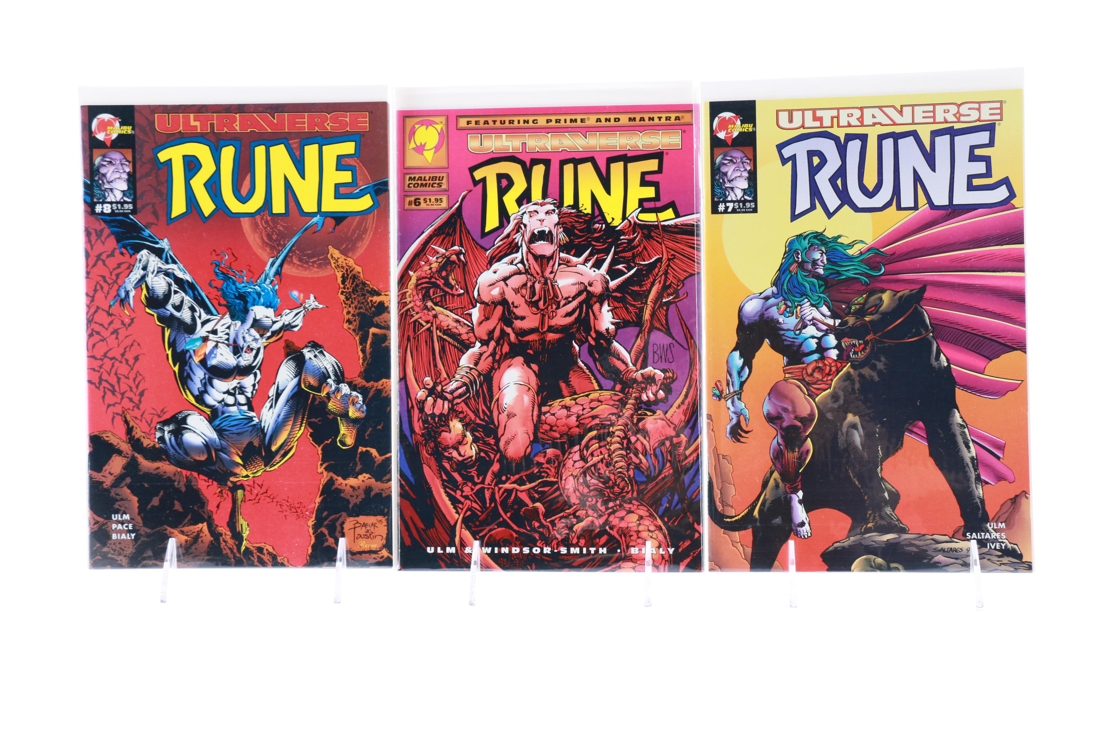 Modern Age Comics Including "Star Slammers" and "Rune"