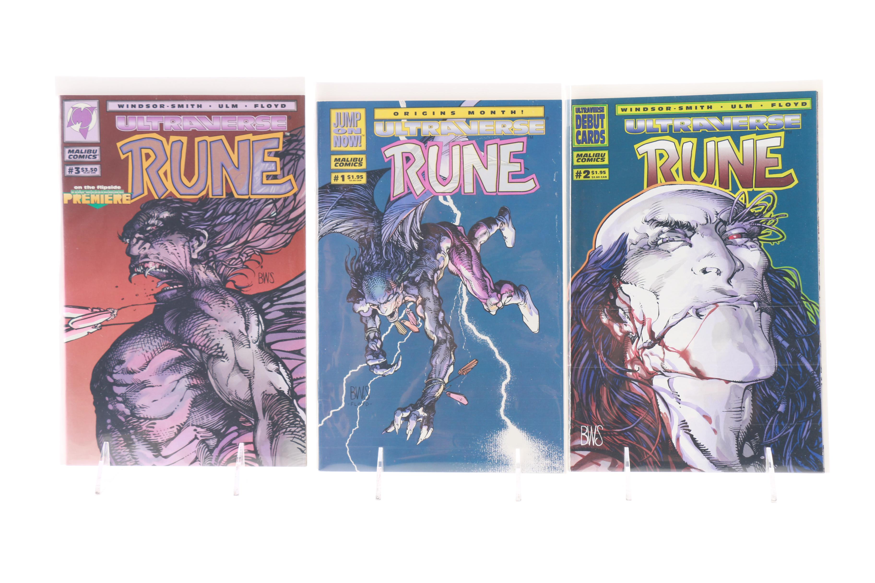 Modern Age Comics Including "Star Slammers" and "Rune"