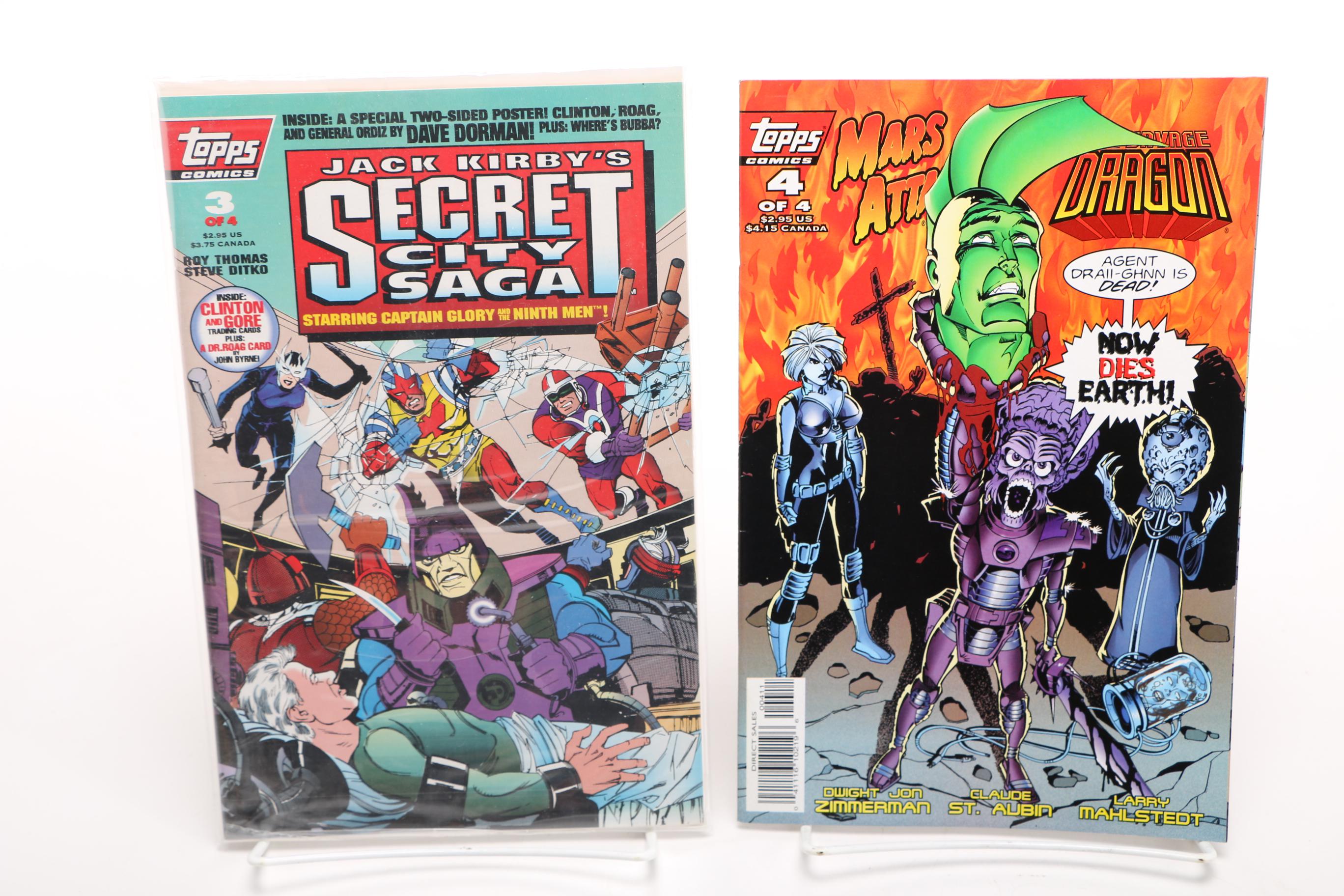 Acclaim, Malibu, and Topps Comic Books Including "Quantum and Woody"
