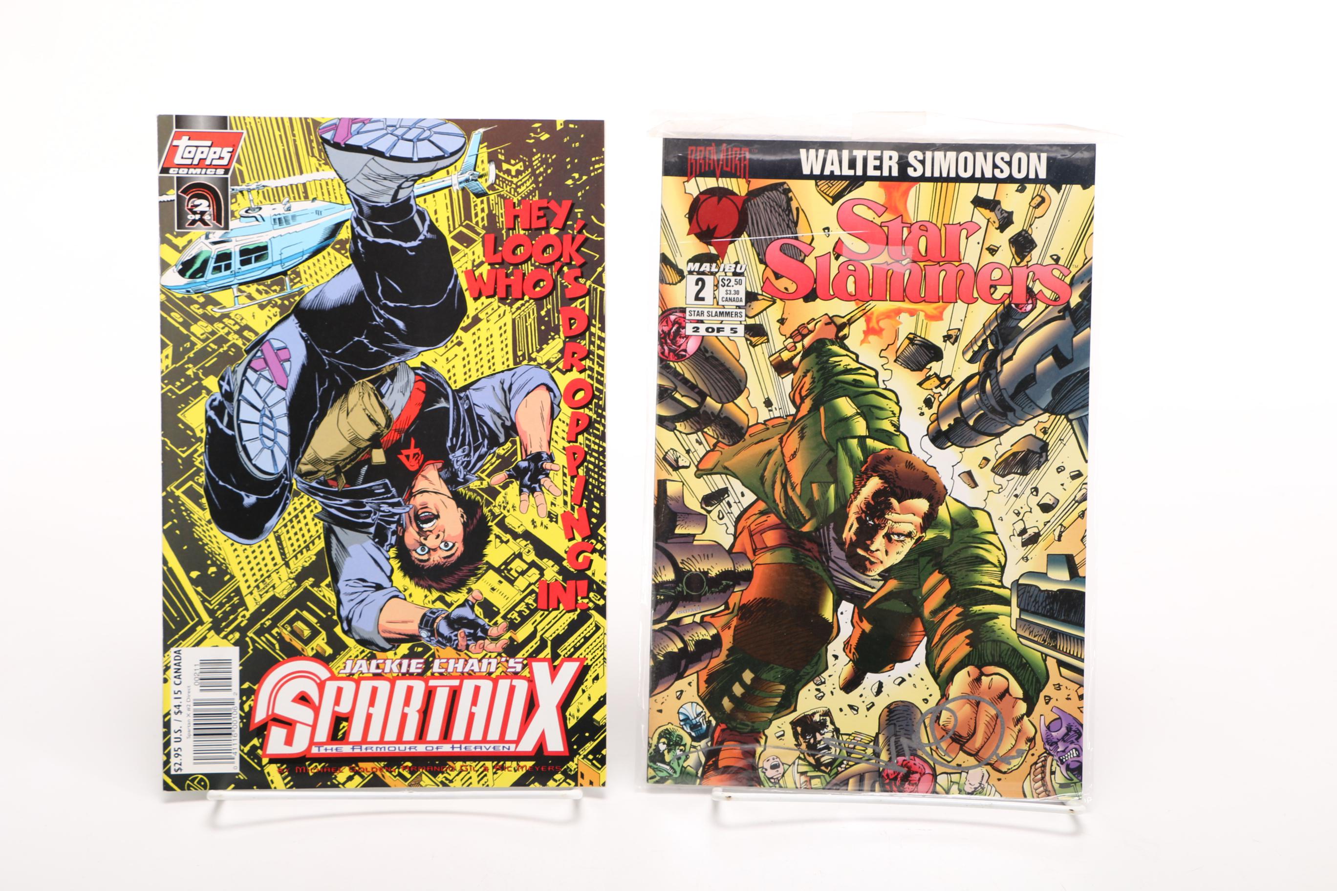 Acclaim, Malibu, and Topps Comic Books Including "Quantum and Woody"