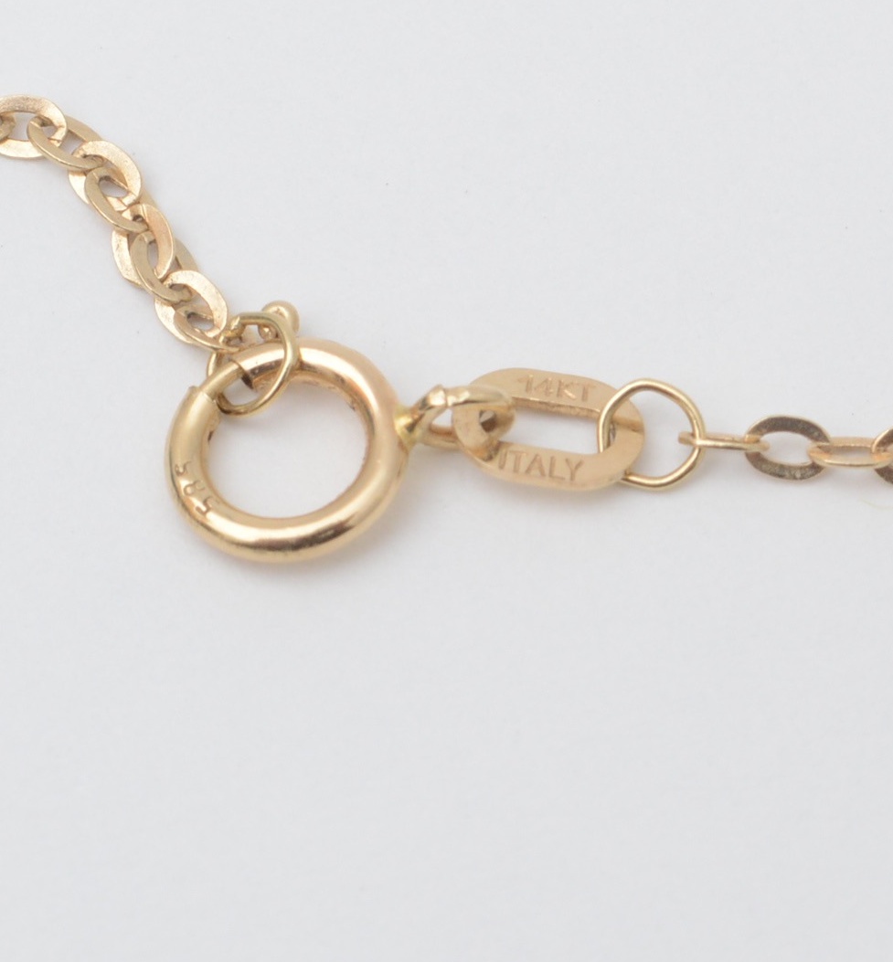 Milor 14K Yellow Gold Druzy Necklace