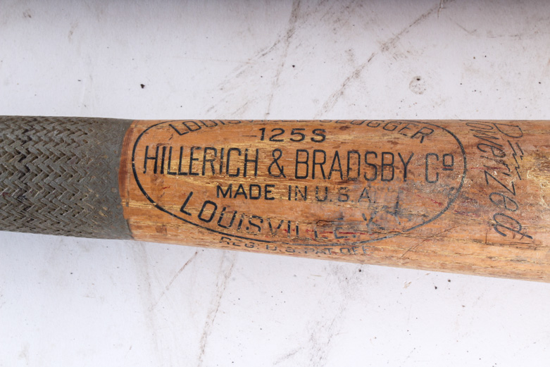 Pairing of Vintage Louisville Slugger Wooden Baseball Bats