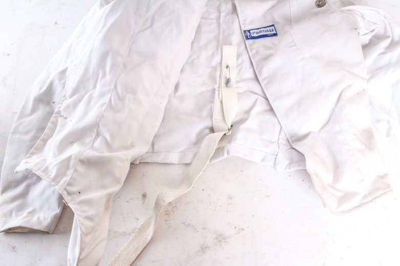 Vintage Castello Fencing Mask and Uniform Jacket