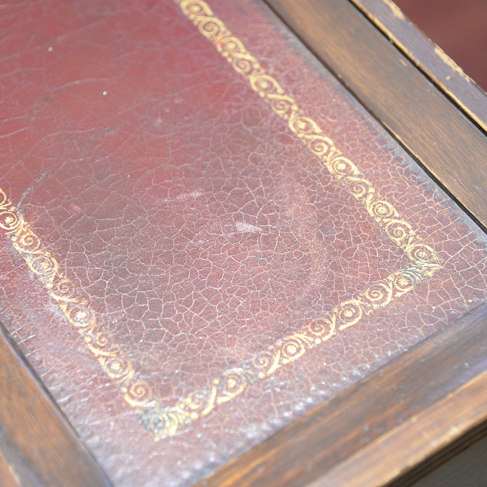 Vintage Mahogany Library Step Style Side Table