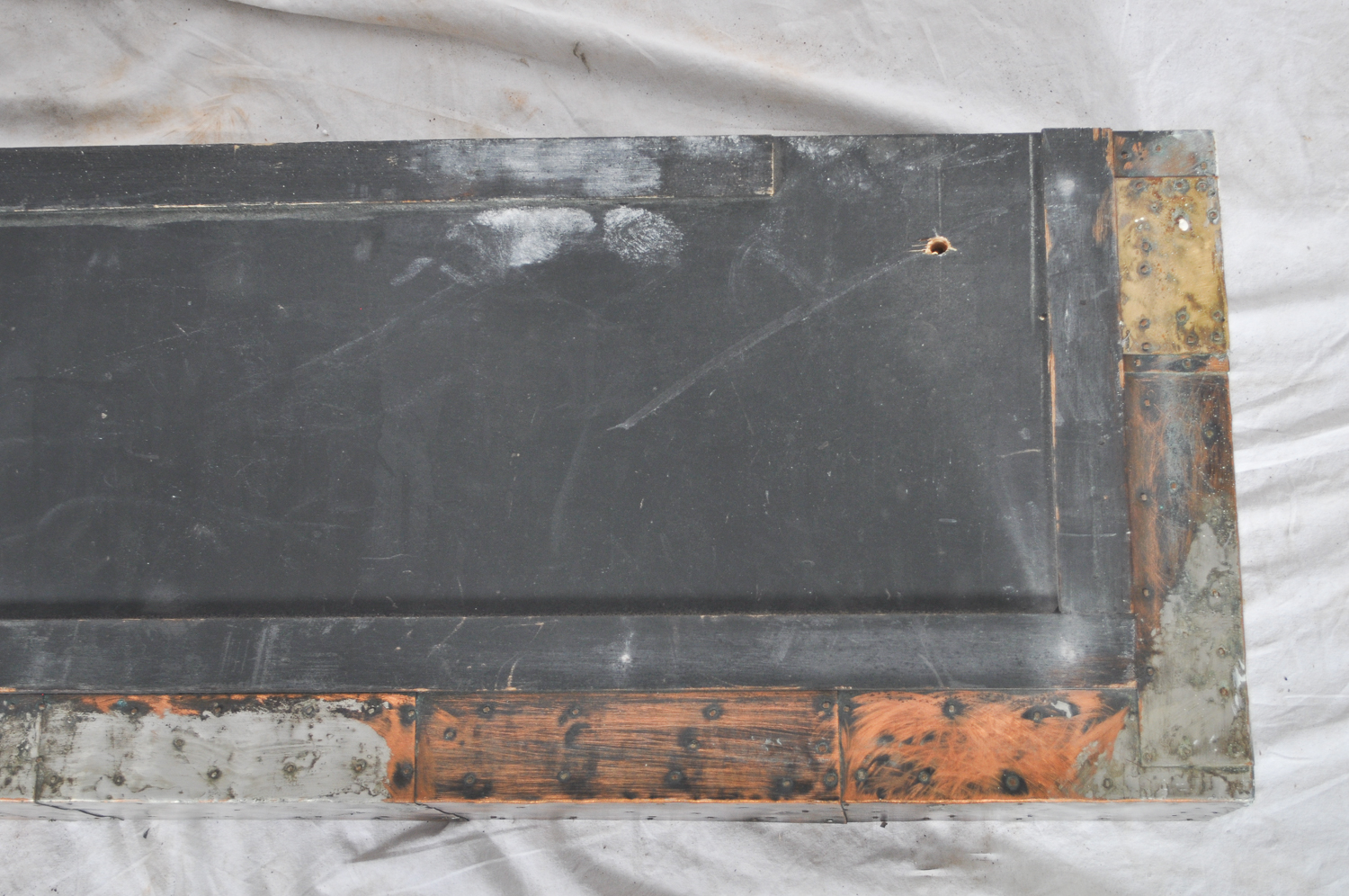 Wall Mounted Mirror and a Matching Slate Top Mantle