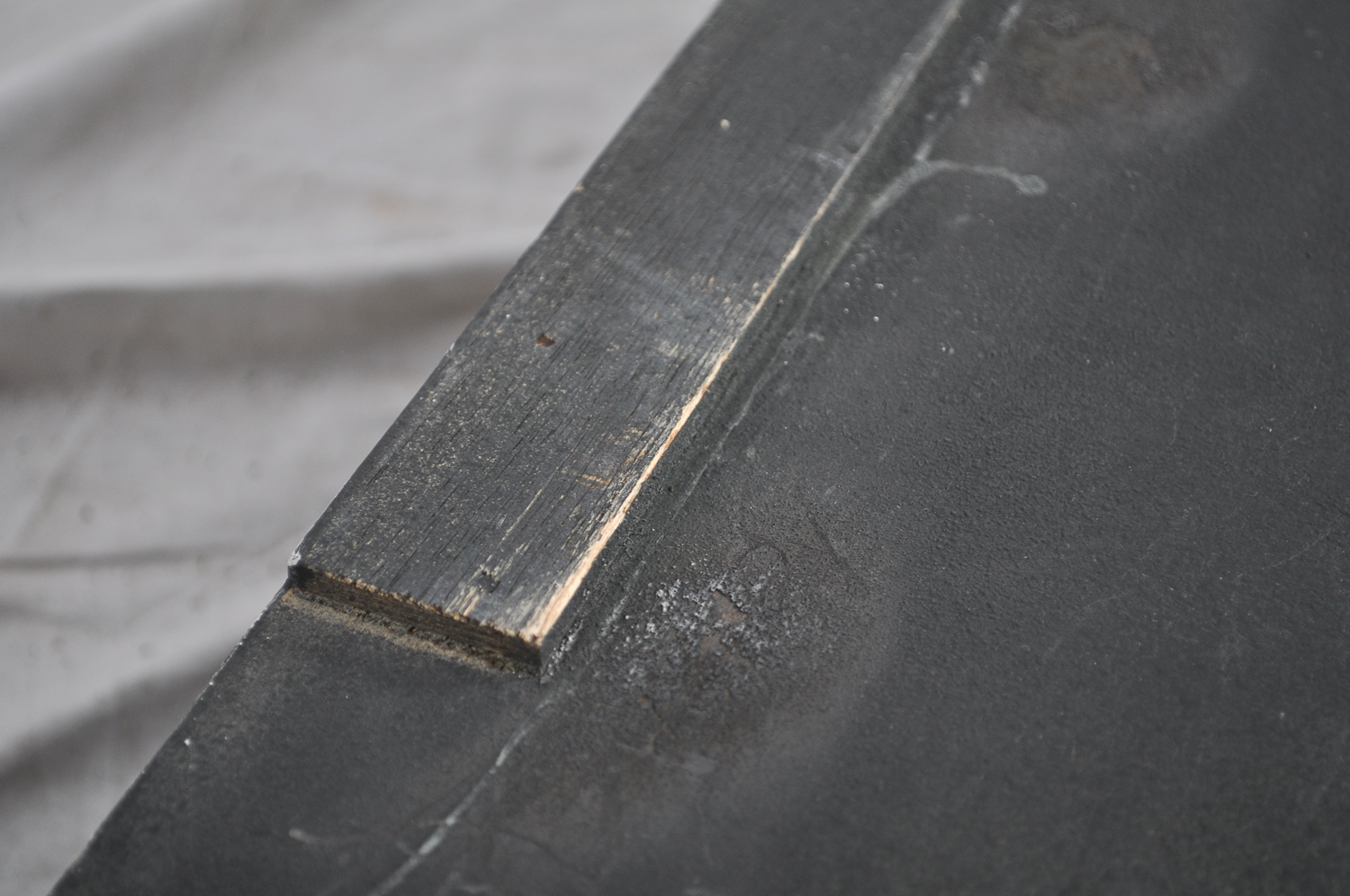 Wall Mounted Mirror and a Matching Slate Top Mantle