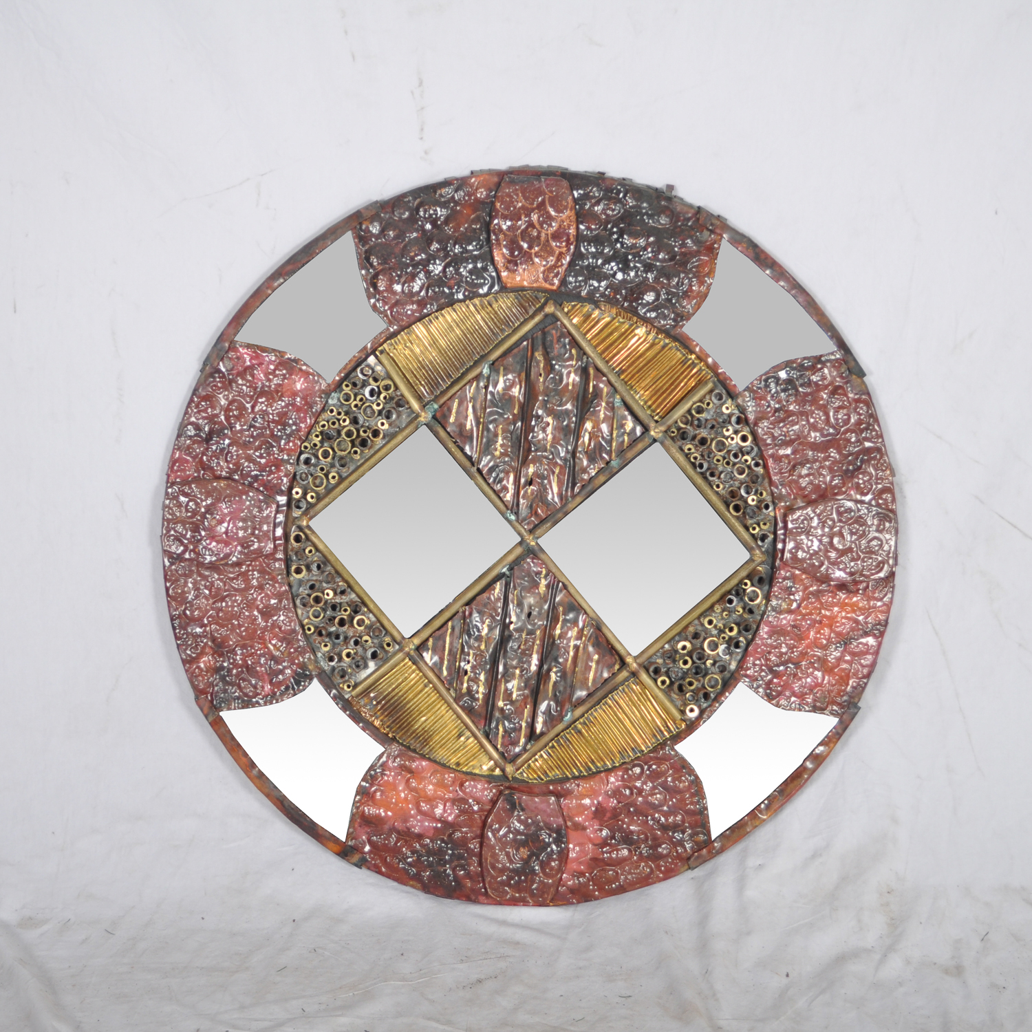 Wall Mounted Mirror and a Matching Slate Top Mantle