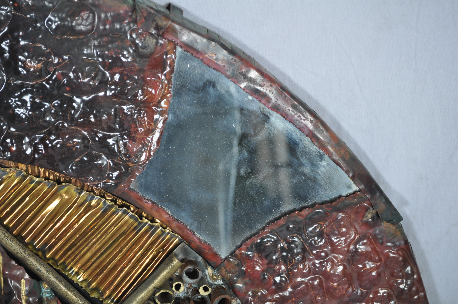 Wall Mounted Mirror and a Matching Slate Top Mantle