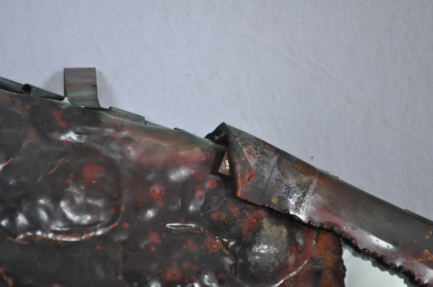 Wall Mounted Mirror and a Matching Slate Top Mantle