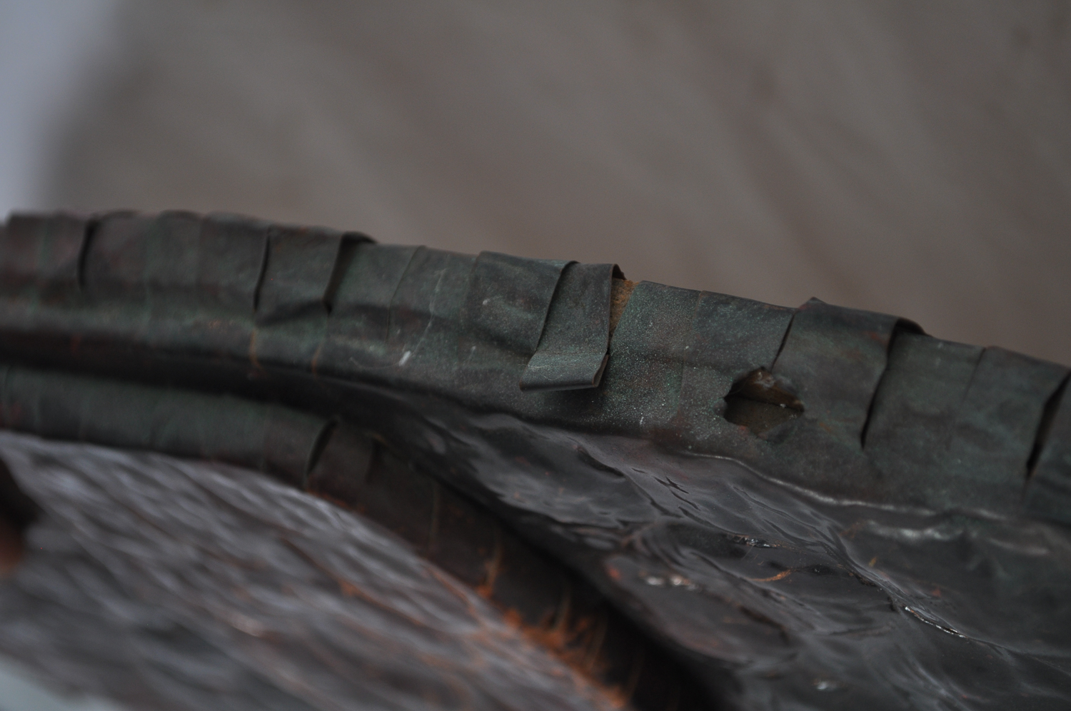 Wall Mounted Mirror and a Matching Slate Top Mantle