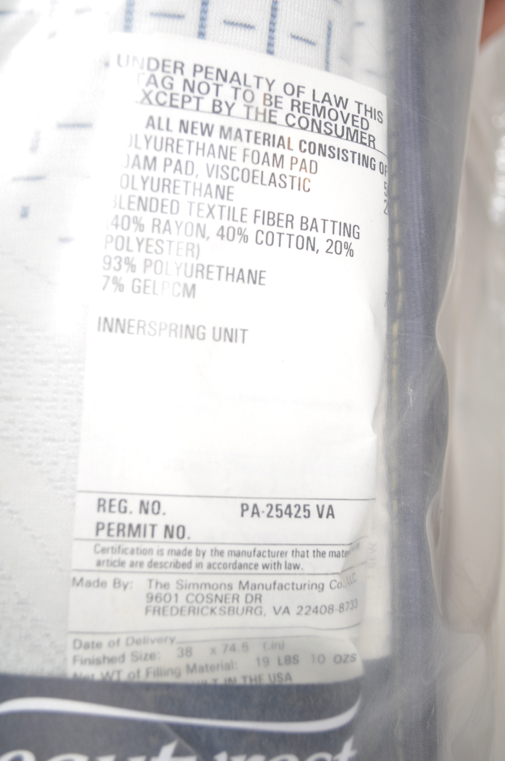 Beautyrest "Alexandria" Pillow Top Twin Mattress With Box Spring