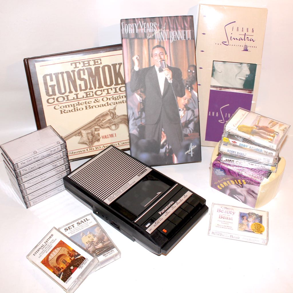 Portable Tape Recorder and Sinatra, Bennett, Other Cassettes