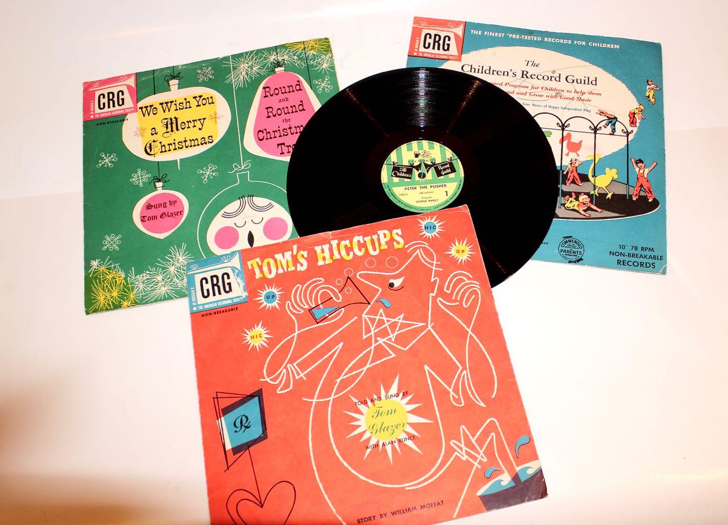 Vintage Children's 'Record Guild' Development & Learning Records