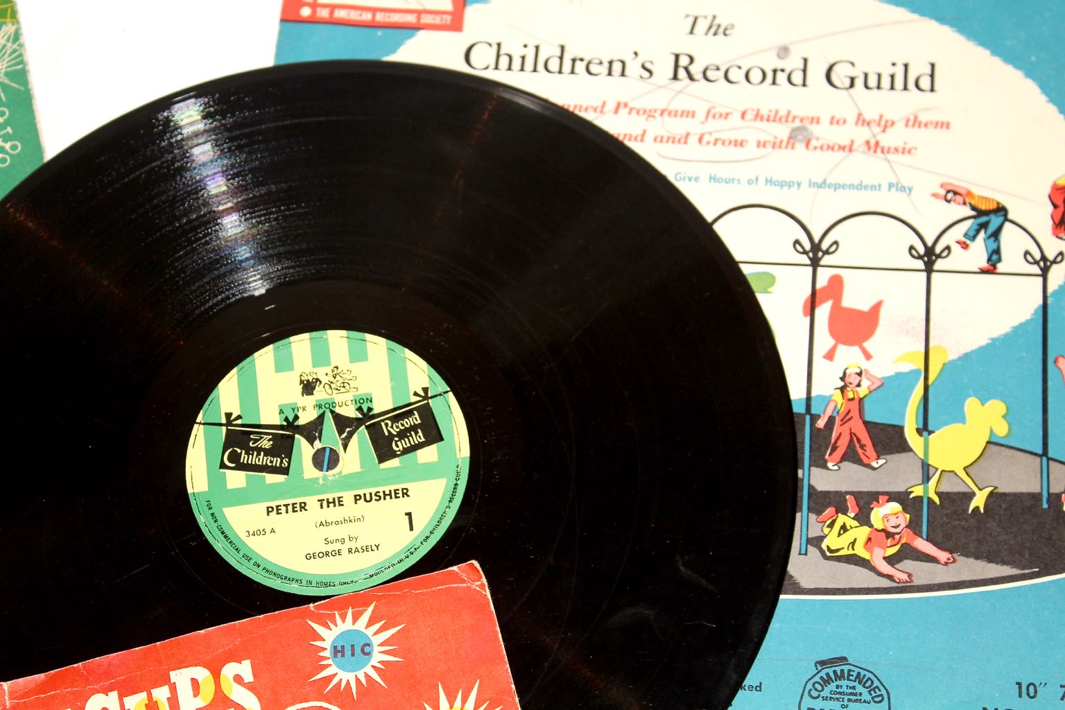 Vintage Children's 'Record Guild' Development & Learning Records