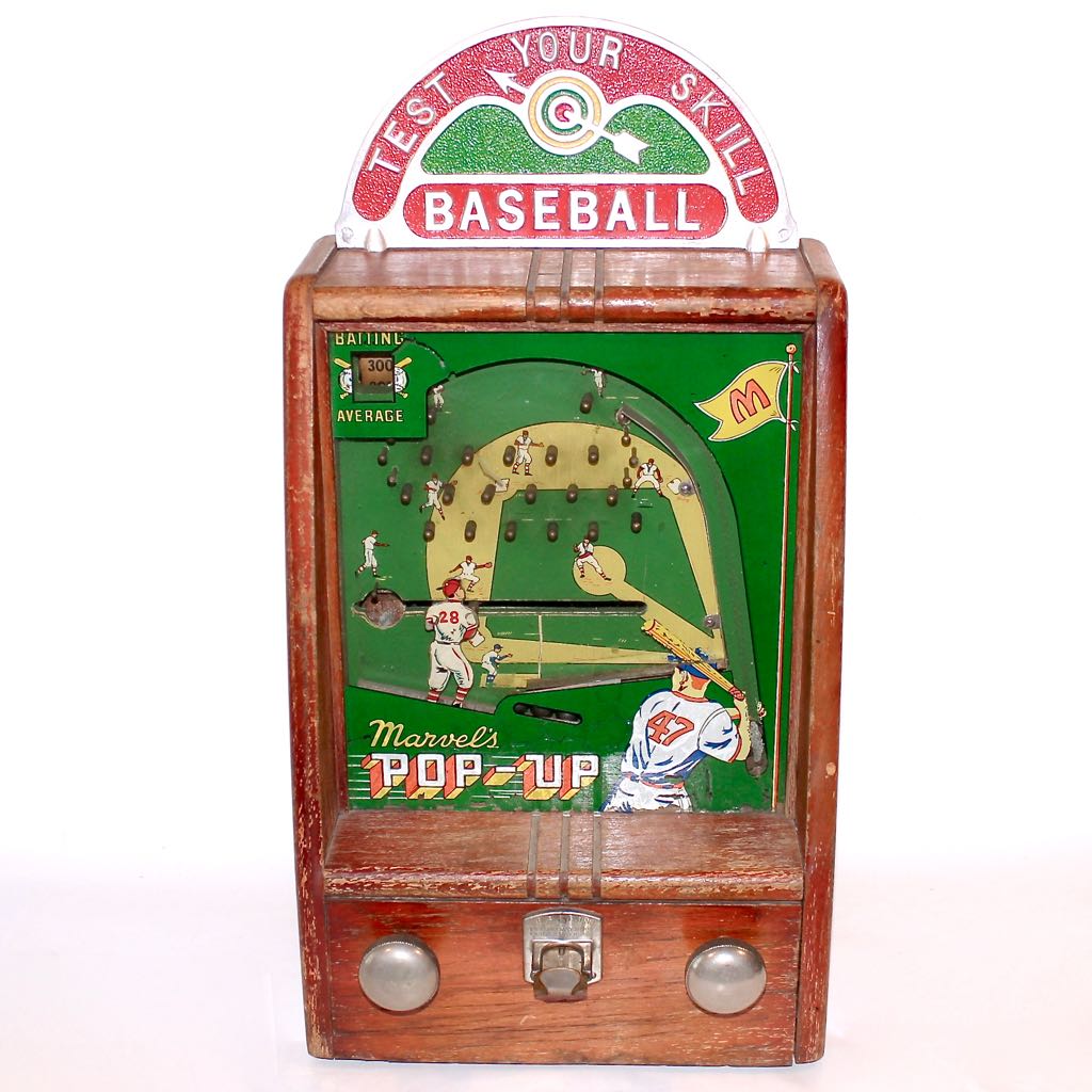 Circa 1940 Marvel's Pop-Up Baseball Game