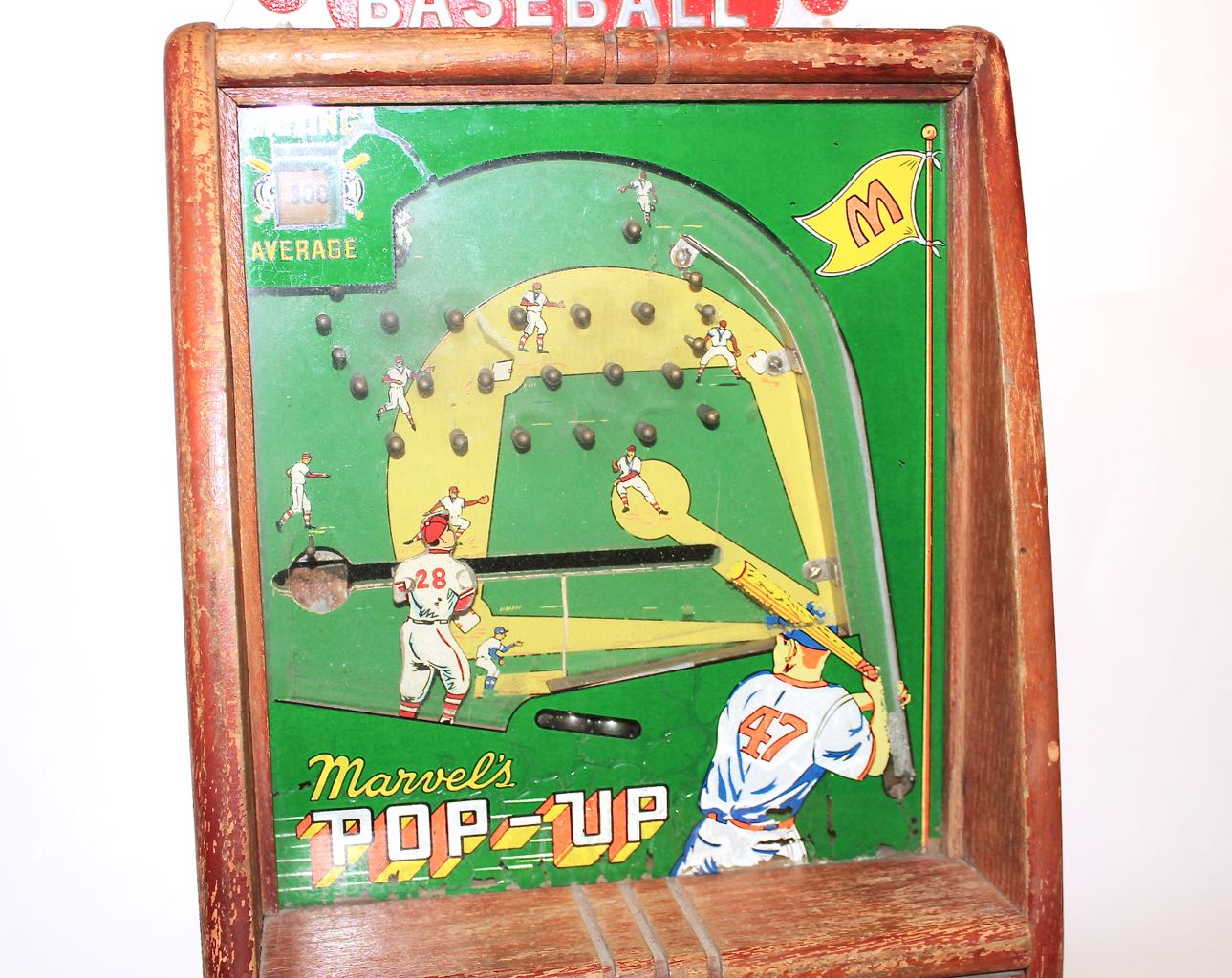 Circa 1940 Marvel's Pop-Up Baseball Game