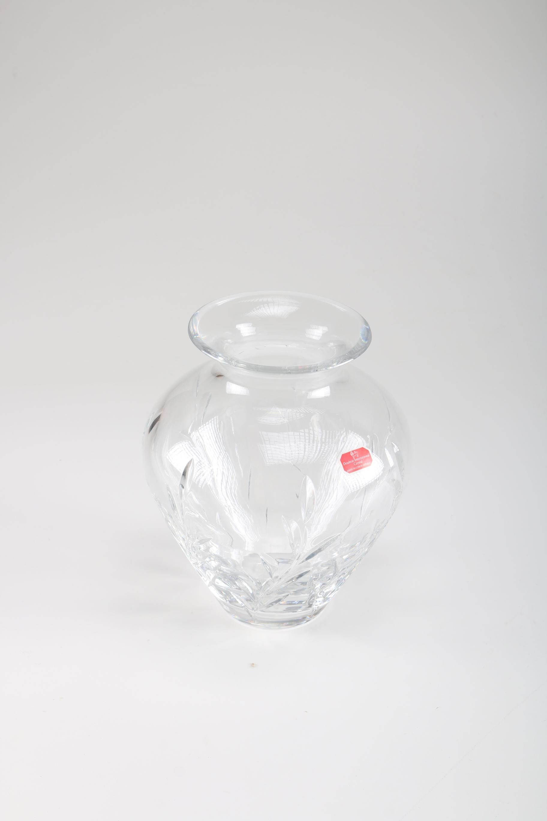 Royal Doulton Crystal Vase