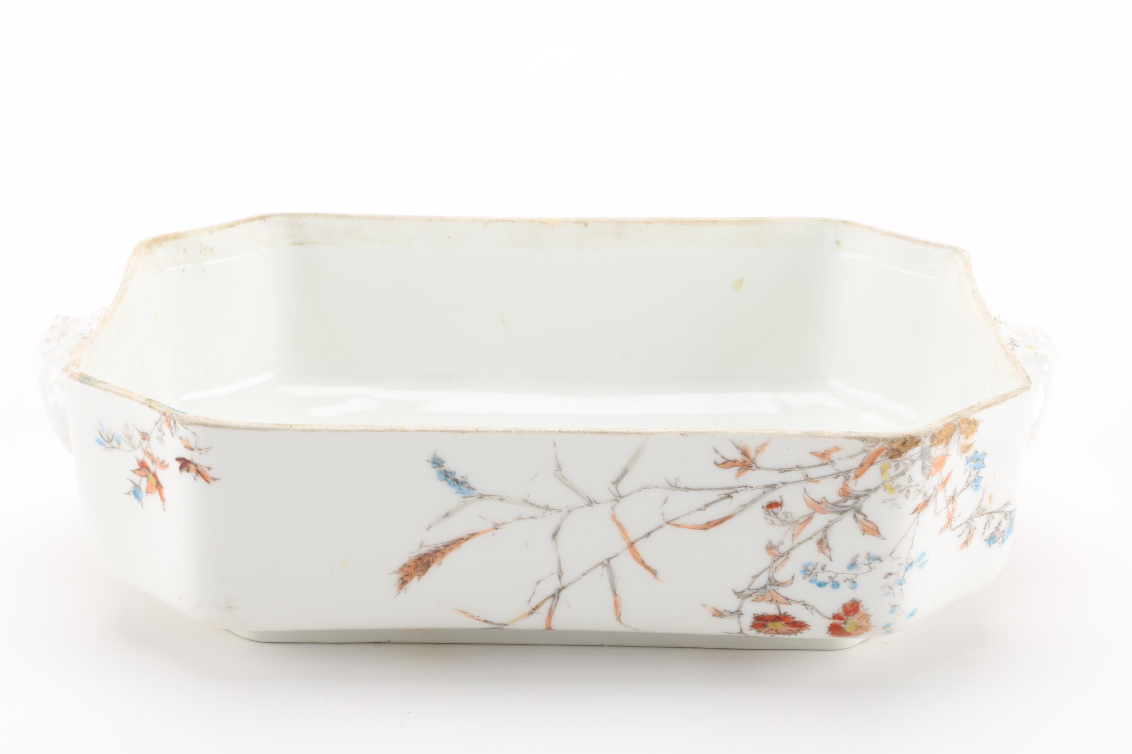 Antique Haviland Limoges Porcelain Serving Dish