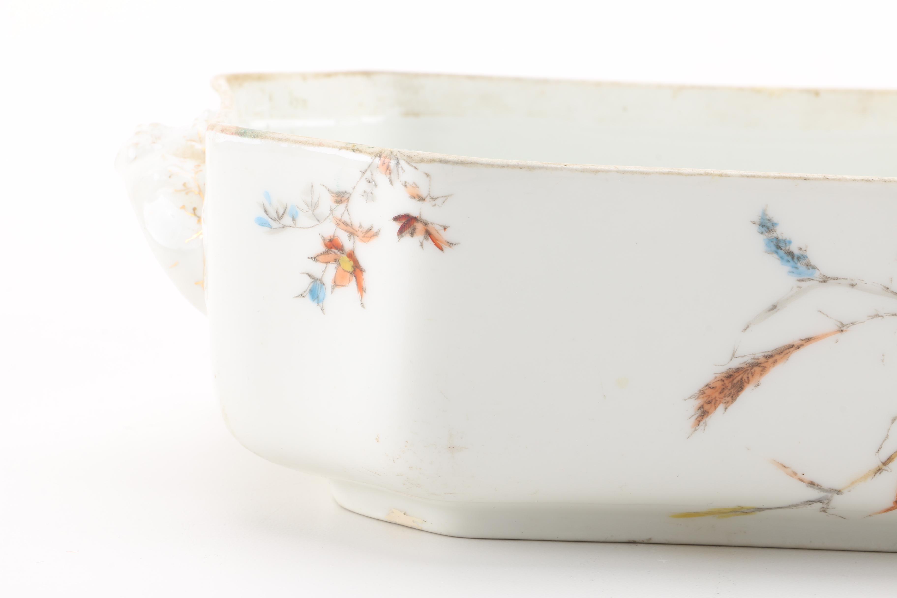 Antique Haviland Limoges Porcelain Serving Dish