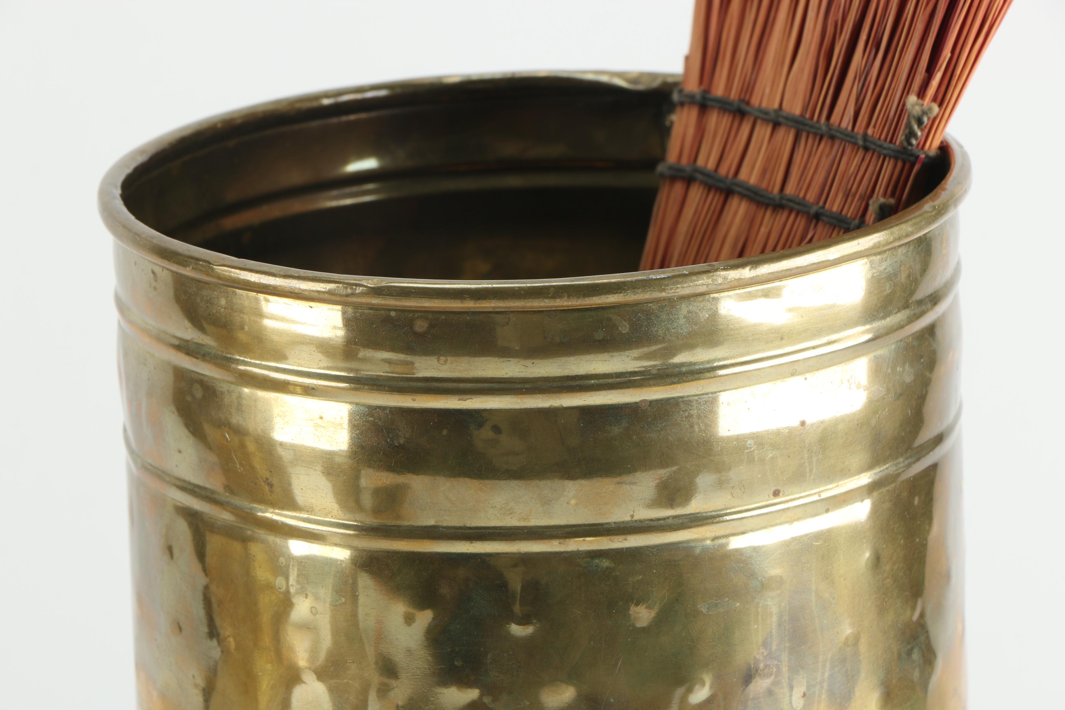 Vintage Hammered Brass Decor