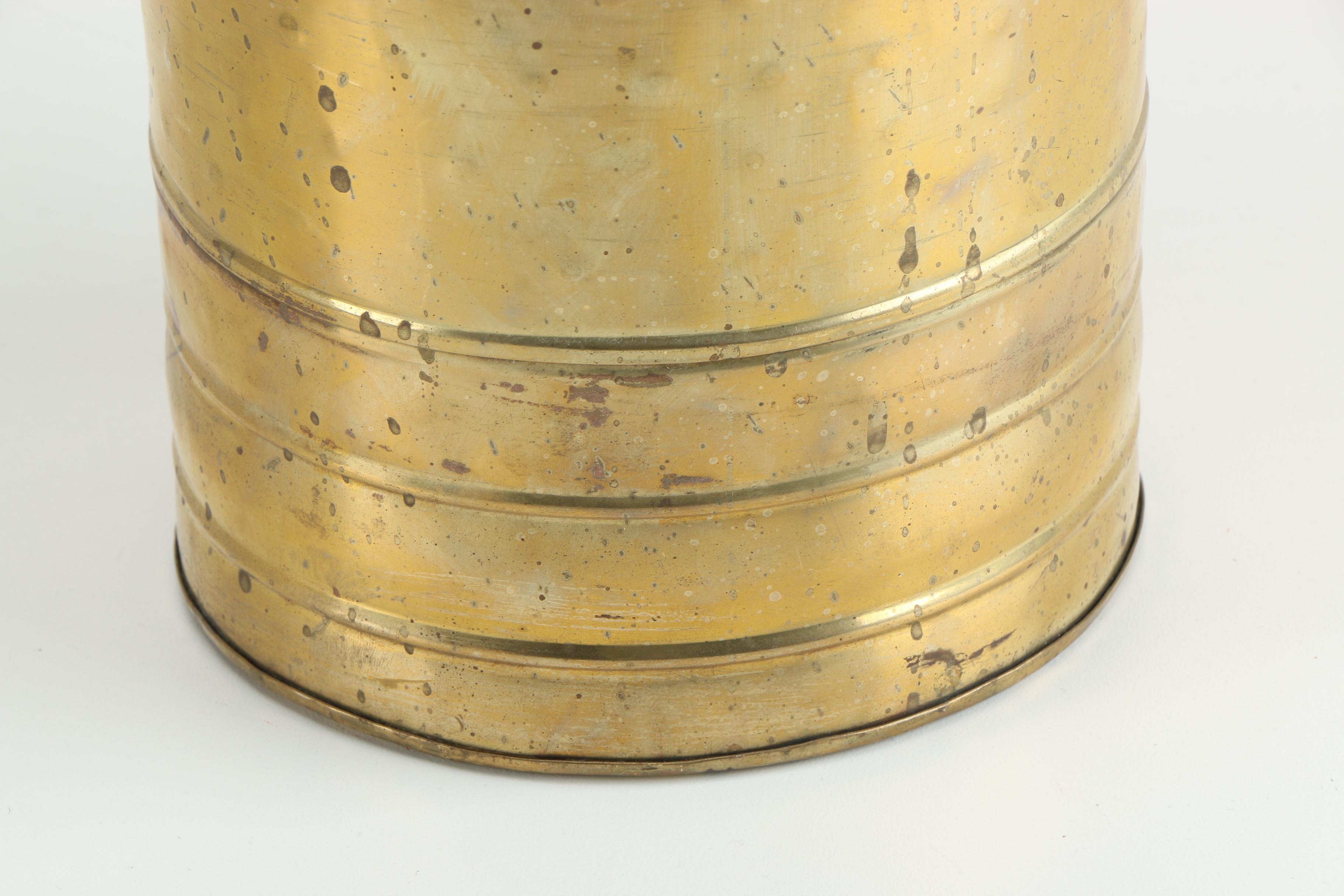 Vintage Hammered Brass Decor