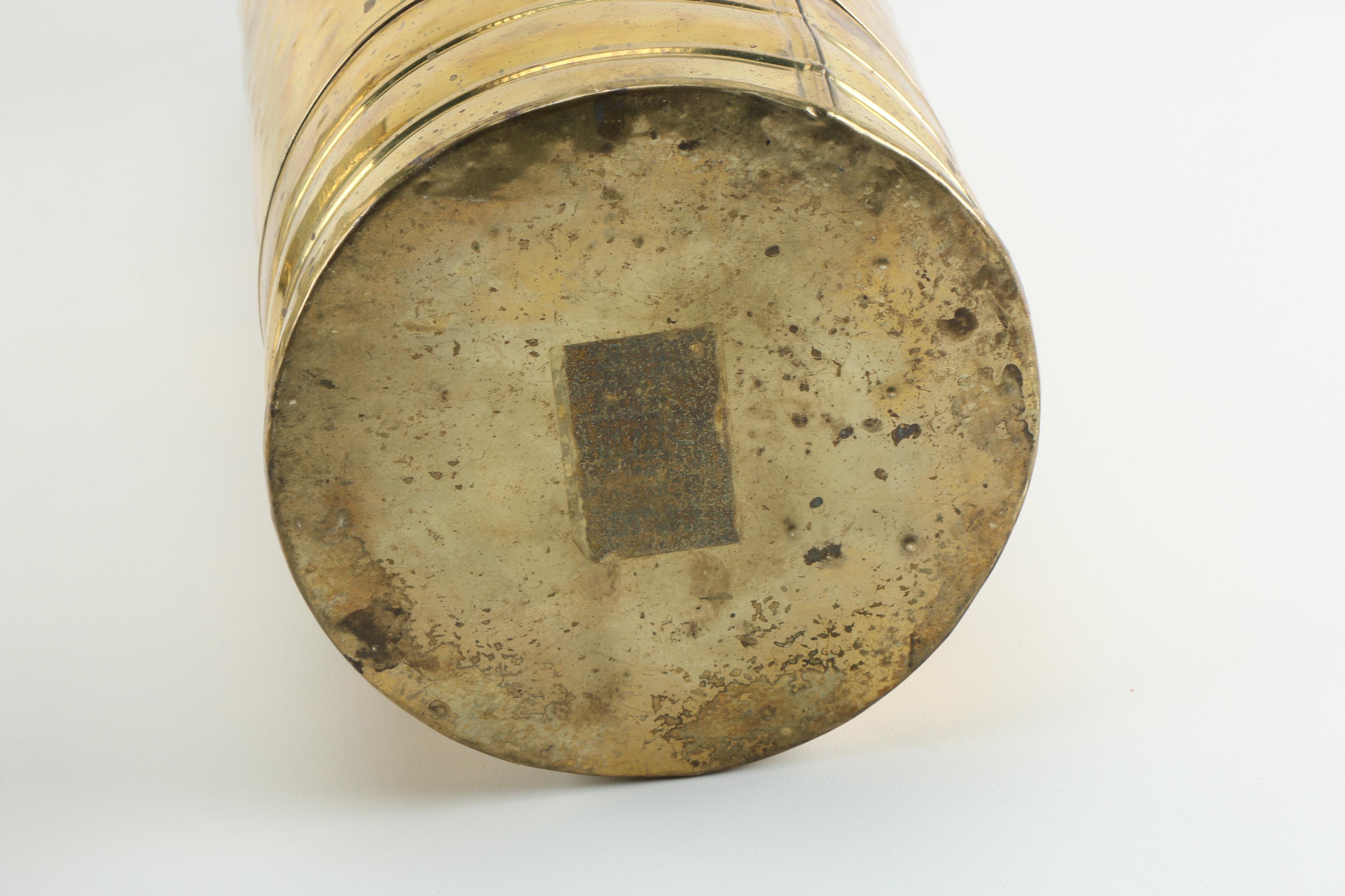 Vintage Hammered Brass Decor