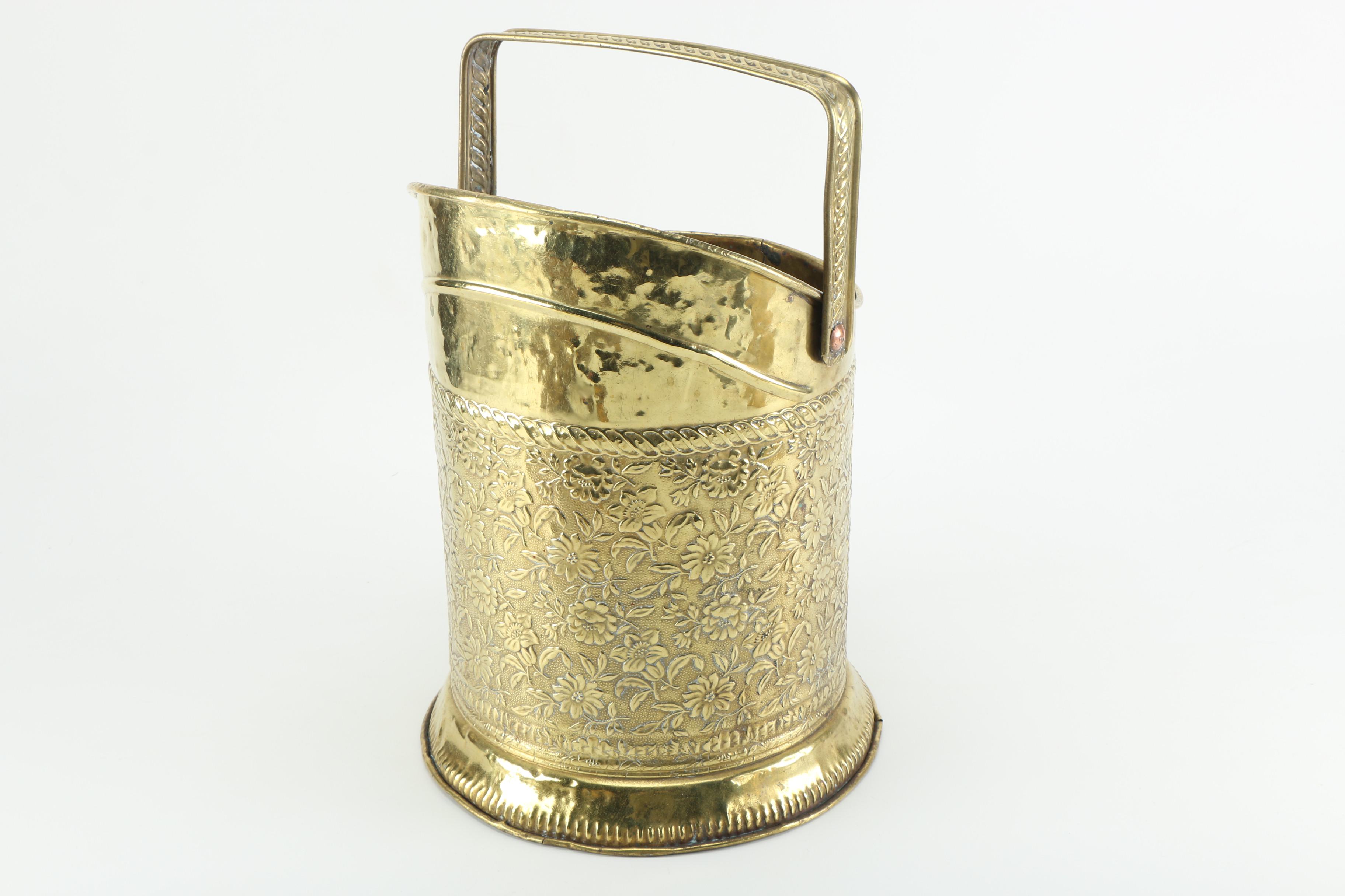 Vintage Hammered Brass Decor