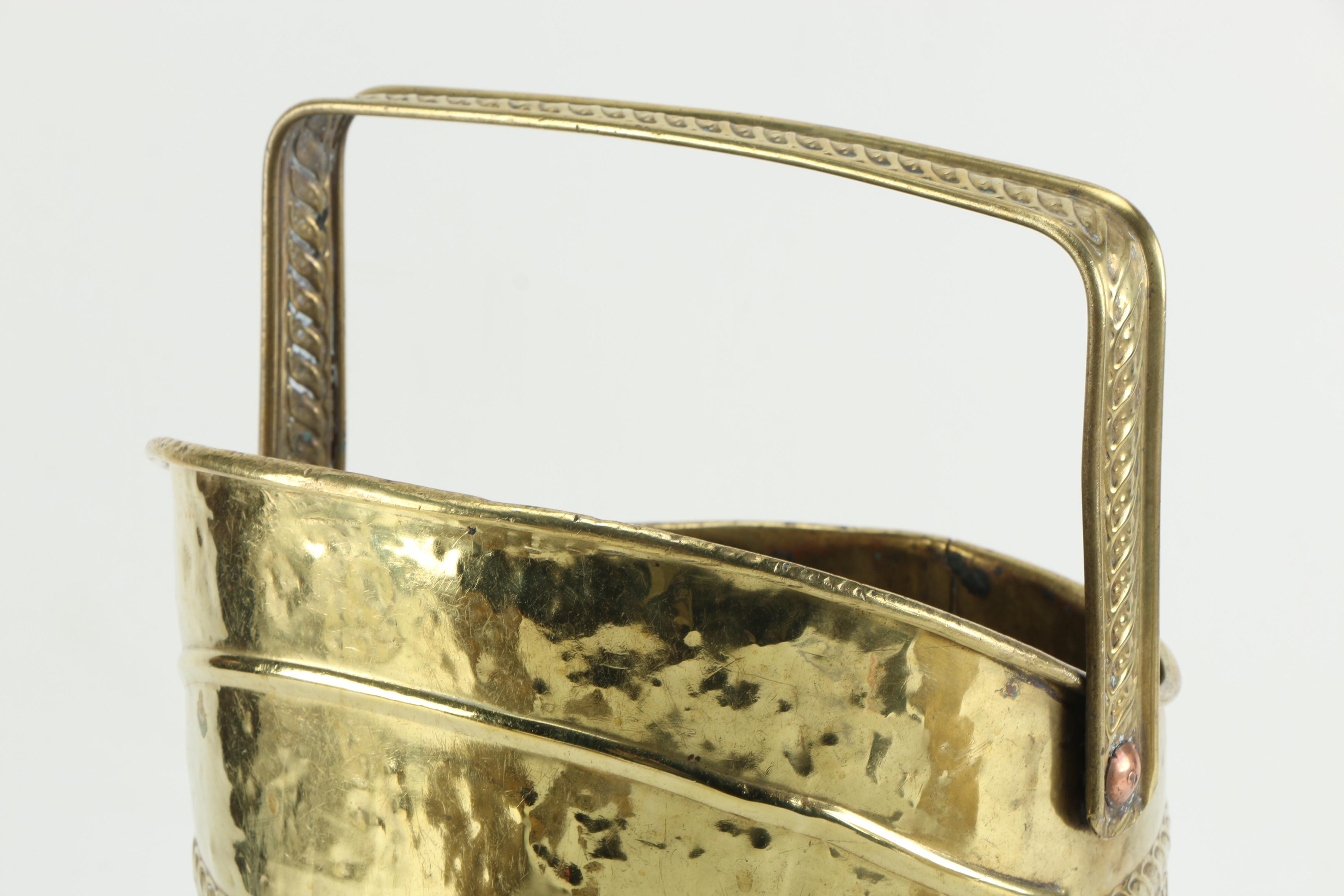 Vintage Hammered Brass Decor