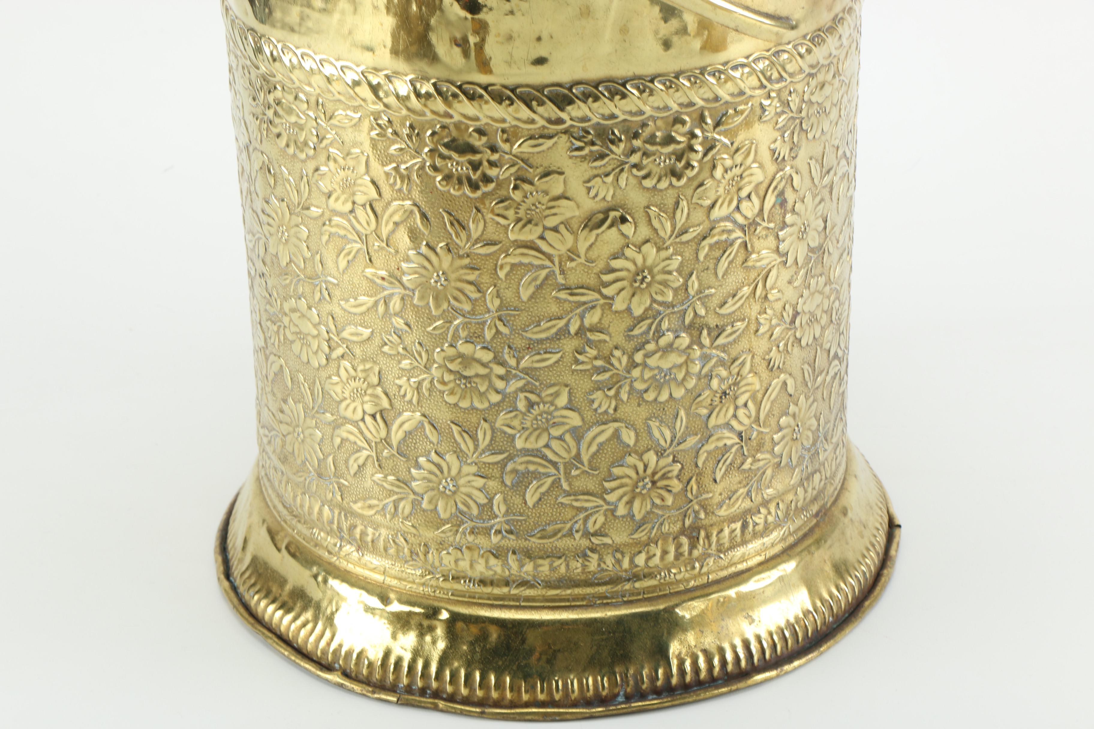 Vintage Hammered Brass Decor