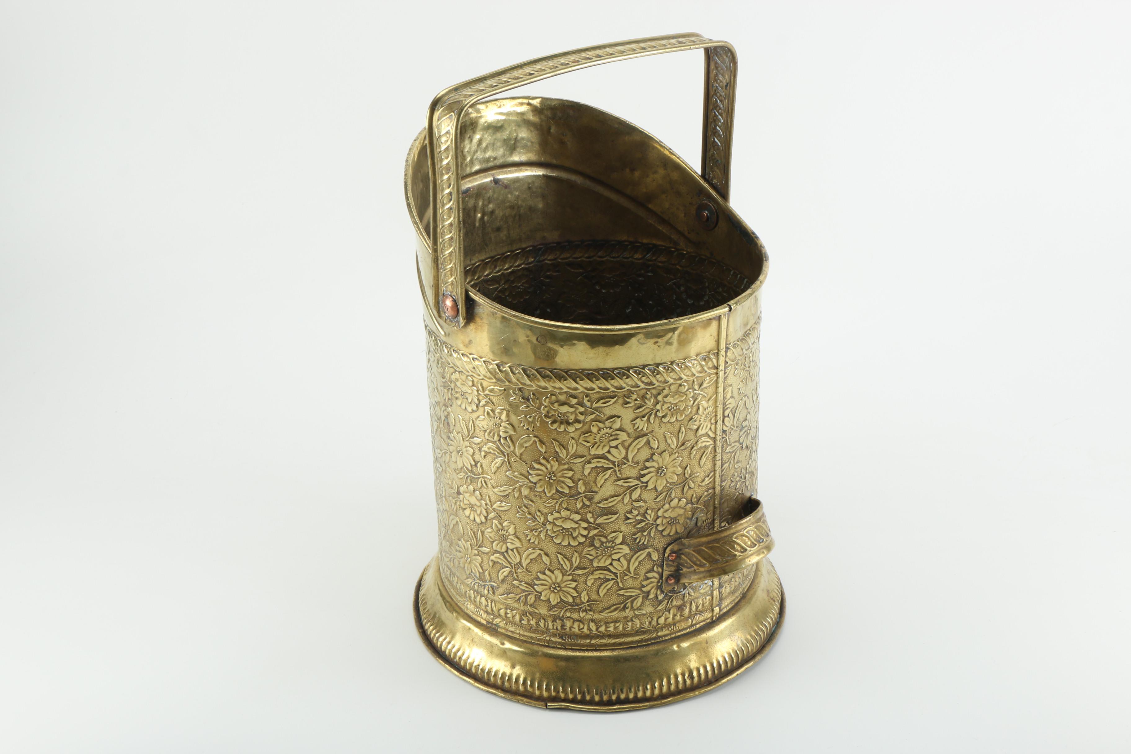 Vintage Hammered Brass Decor