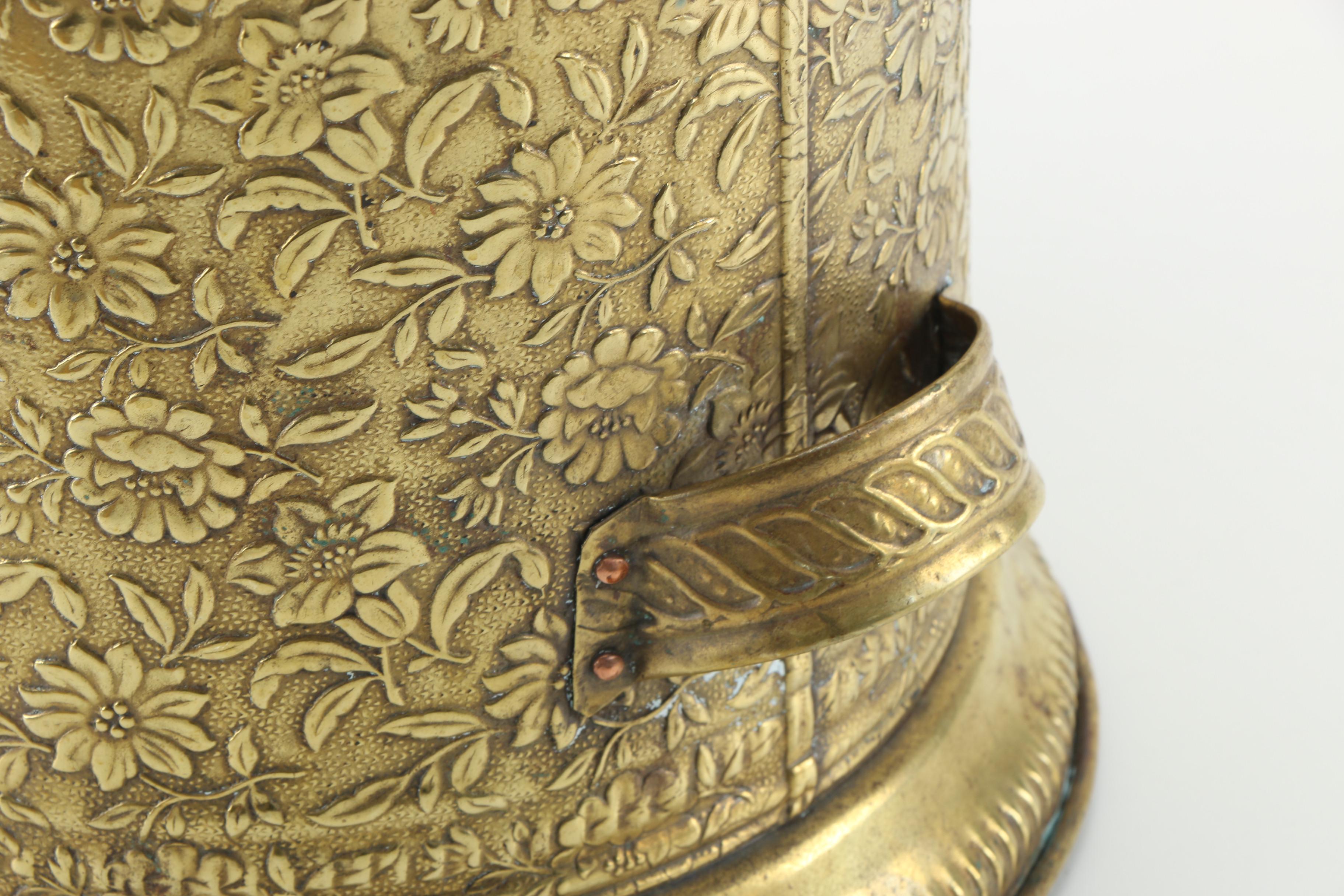 Vintage Hammered Brass Decor