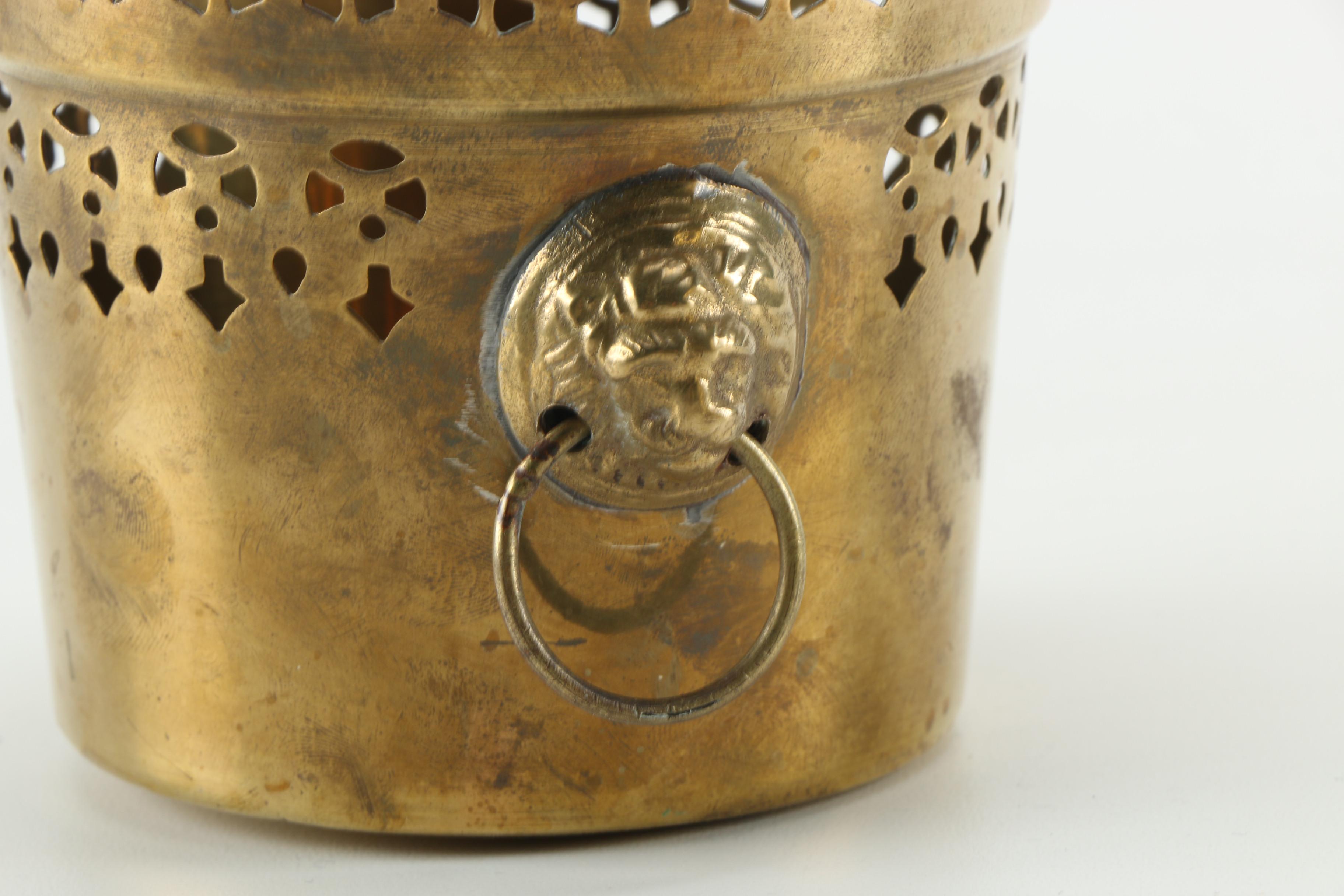 Vintage Hammered Brass Decor