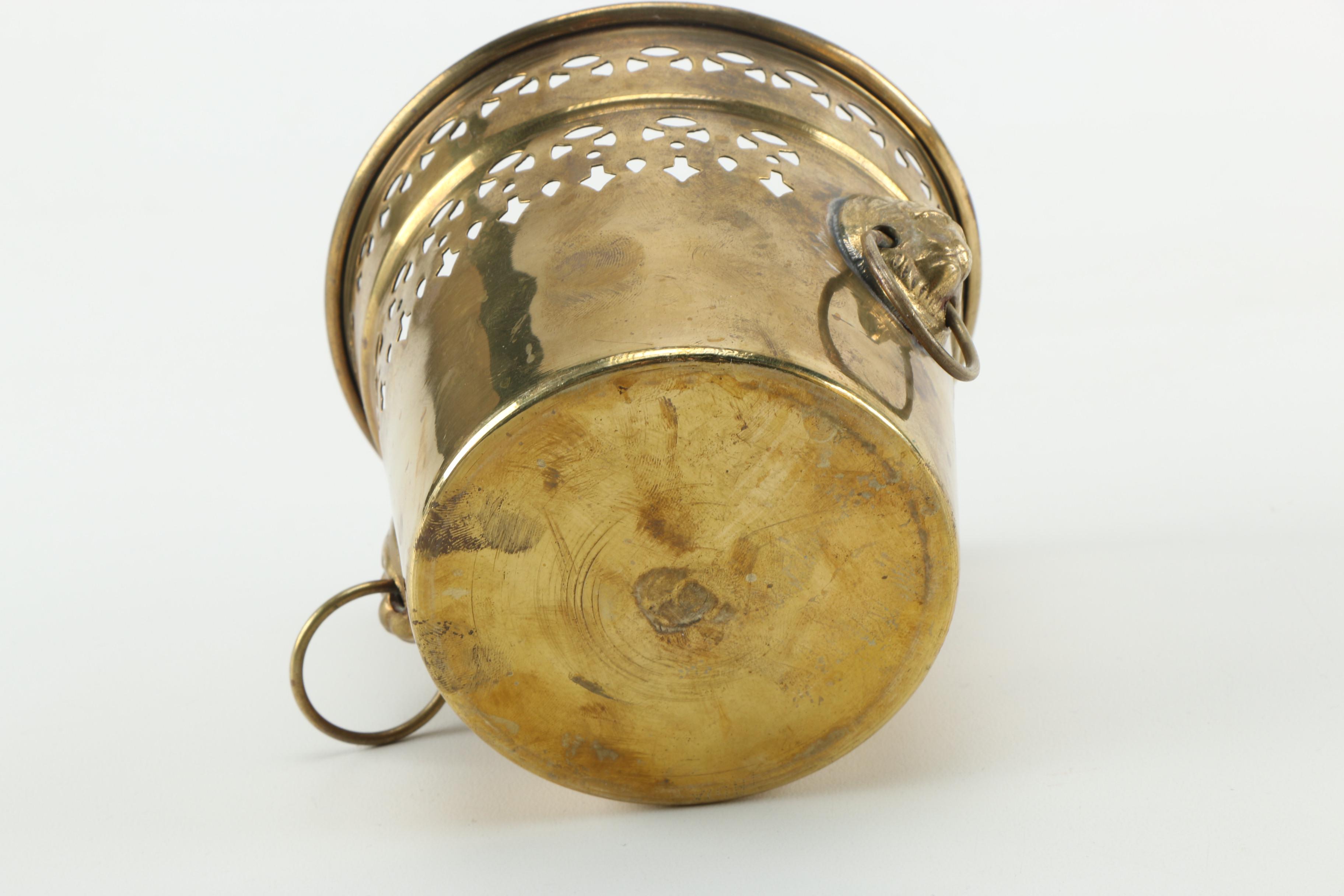 Vintage Hammered Brass Decor