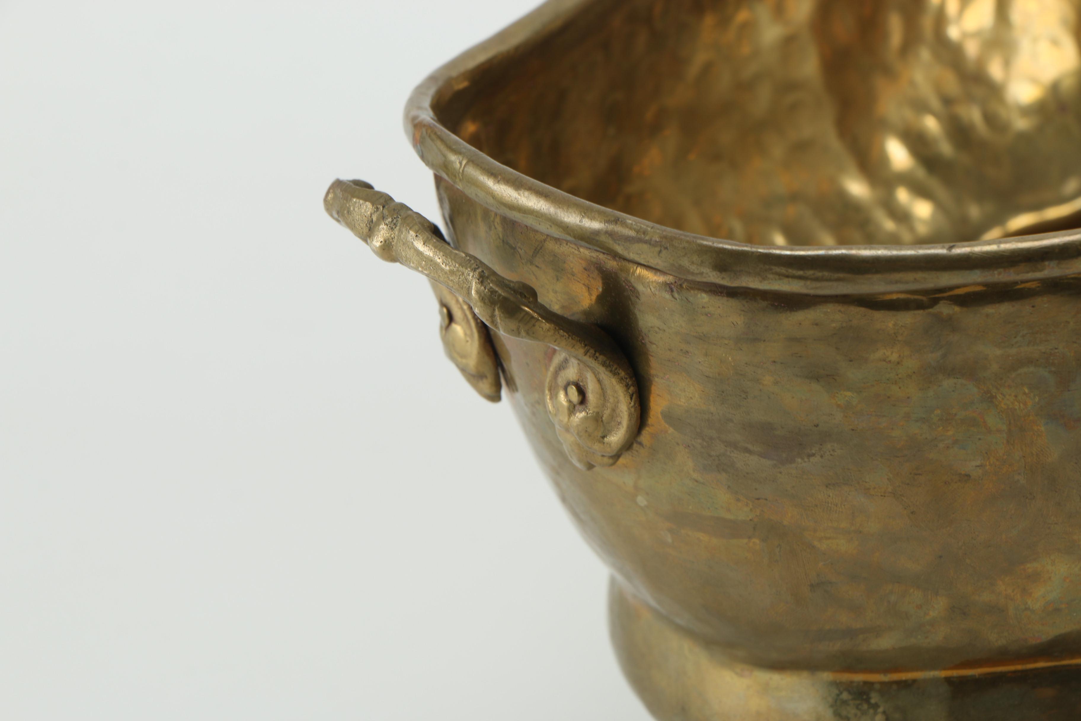 Vintage Hammered Brass Decor