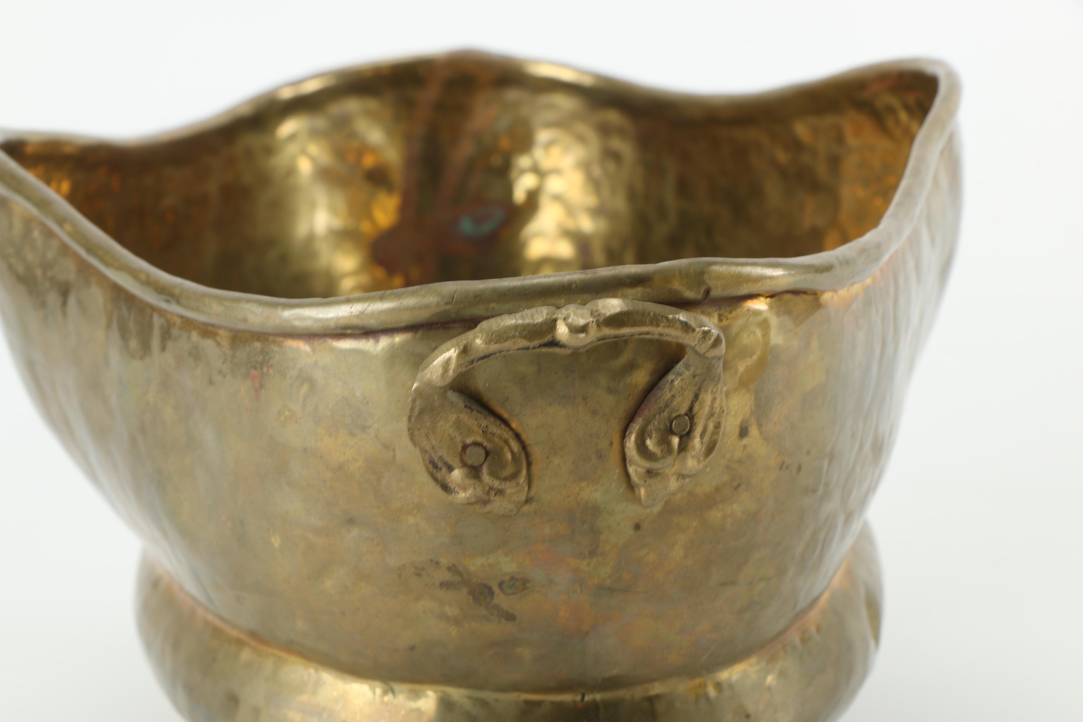 Vintage Hammered Brass Decor