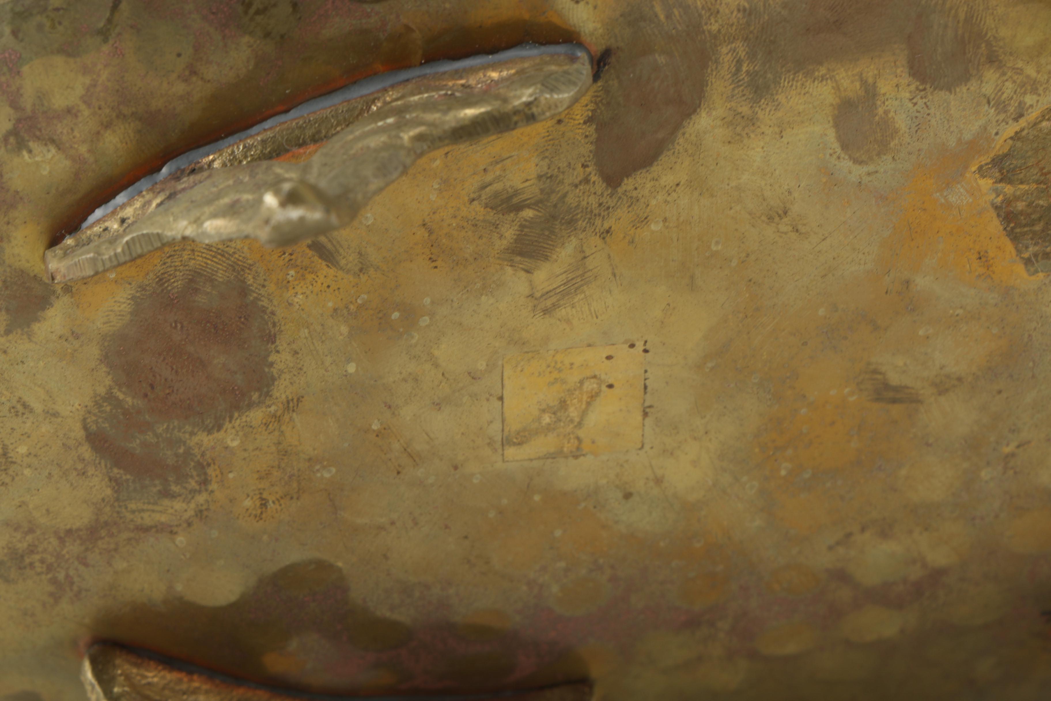 Vintage Hammered Brass Decor