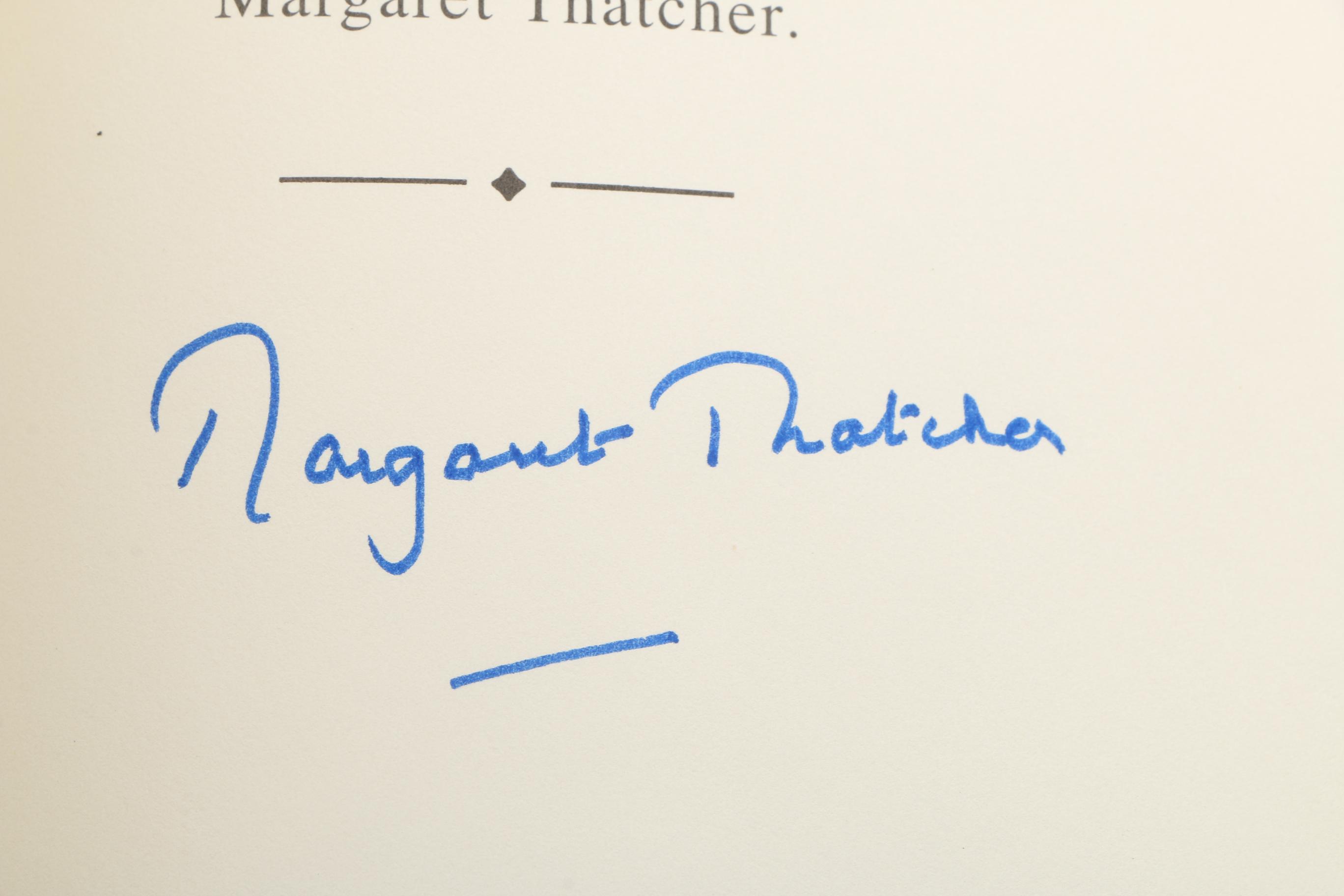 Signed Easton Press Edition "Statecraft: Strategies for a Changing World" by Margaret Thatcher