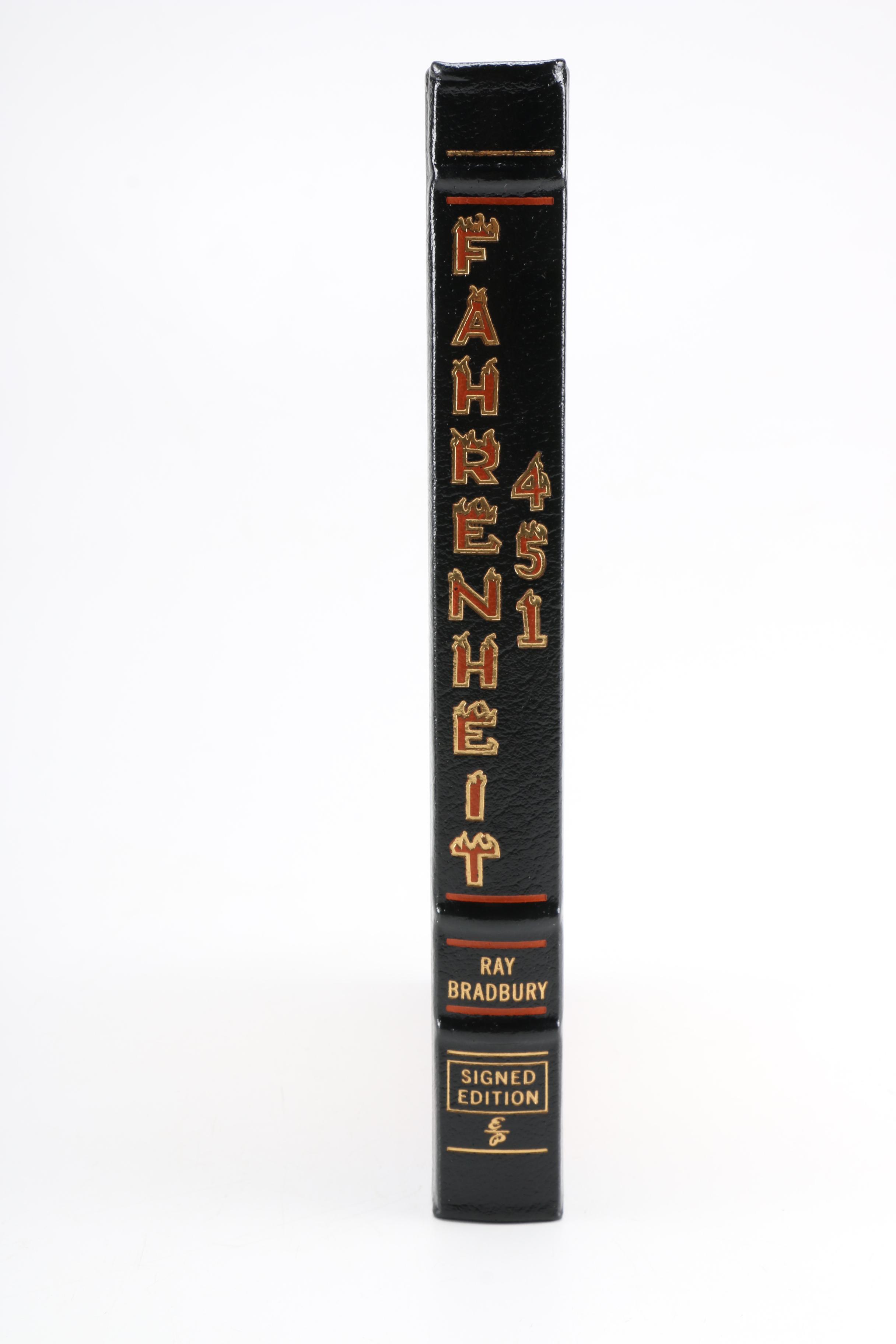 Signed Deluxe Limited Edition Easton Press "Fahrenheit 451" by Ray Bradbury