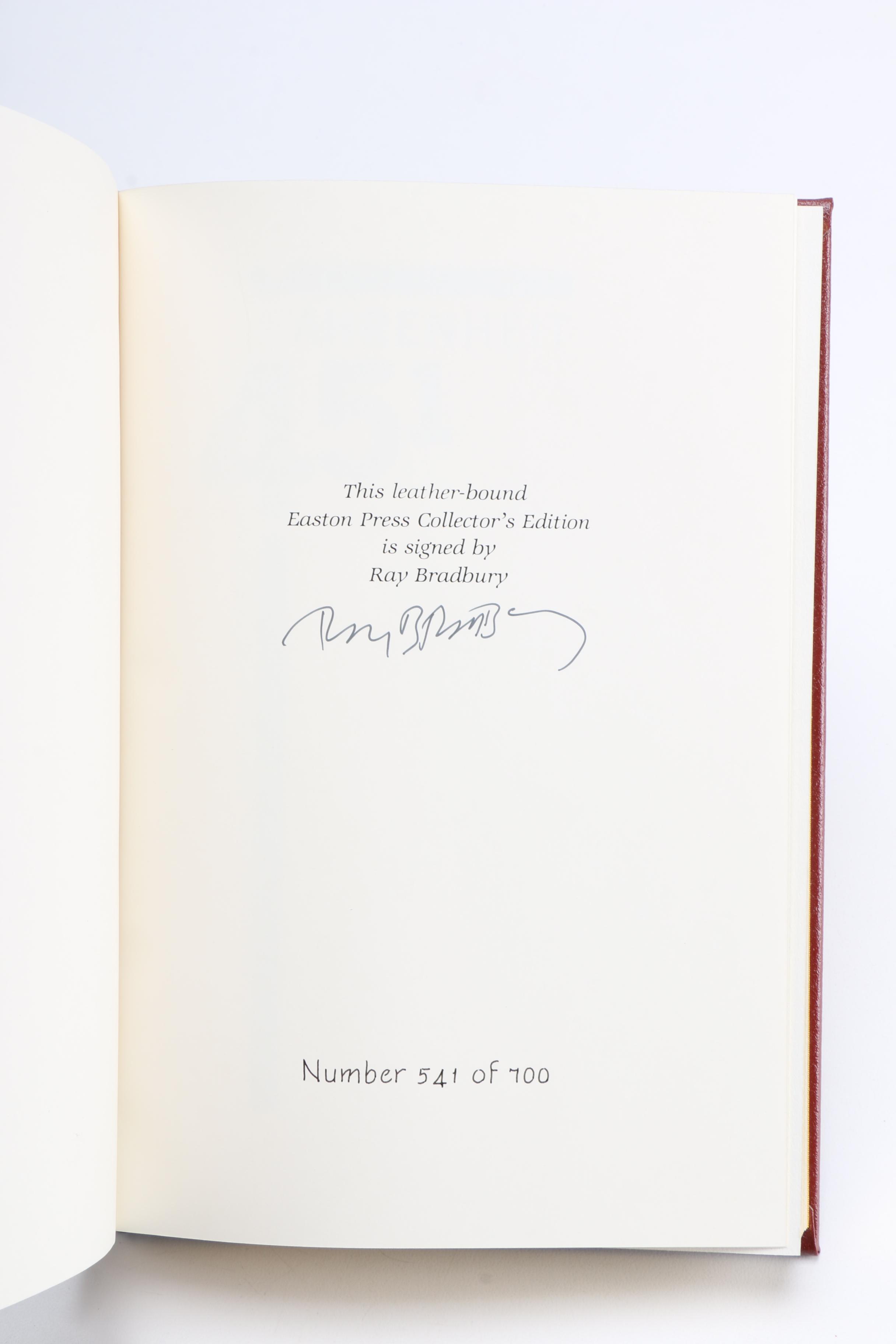 Signed Deluxe Limited Edition Easton Press "Fahrenheit 451" by Ray Bradbury