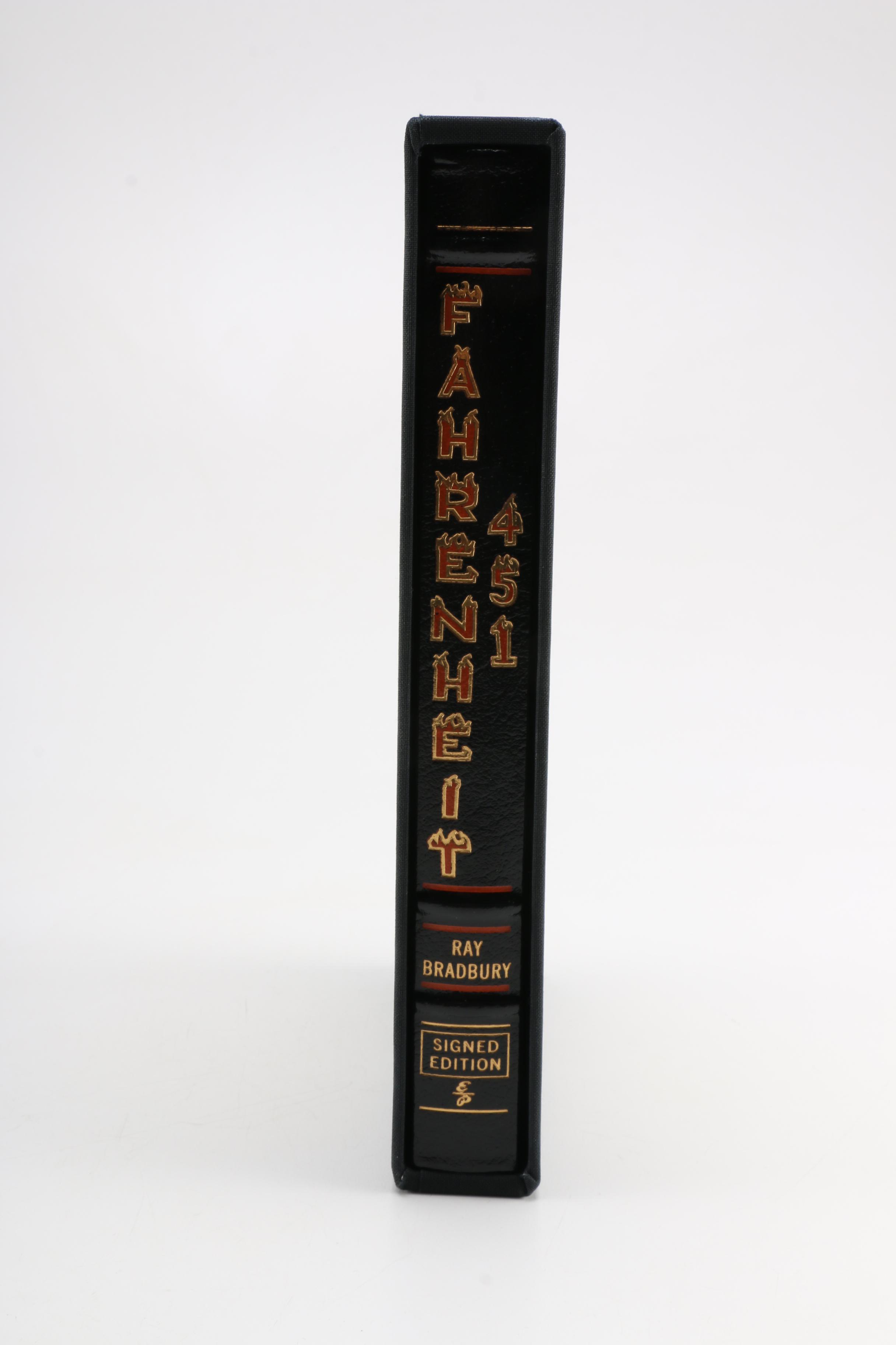 Signed Deluxe Limited Edition Easton Press "Fahrenheit 451" by Ray Bradbury