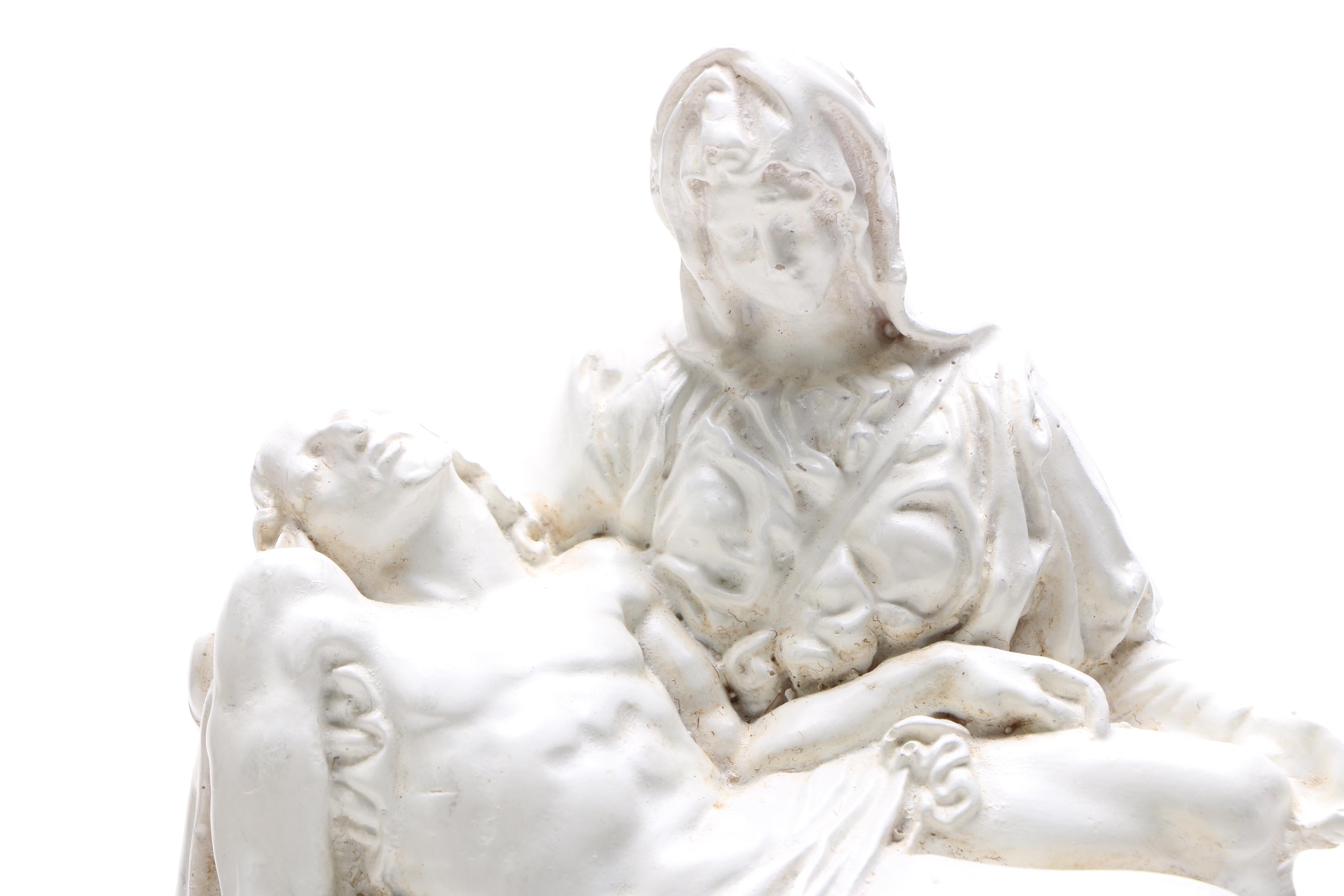Ceramic Reproduction of "Pietà" by Michelangelo