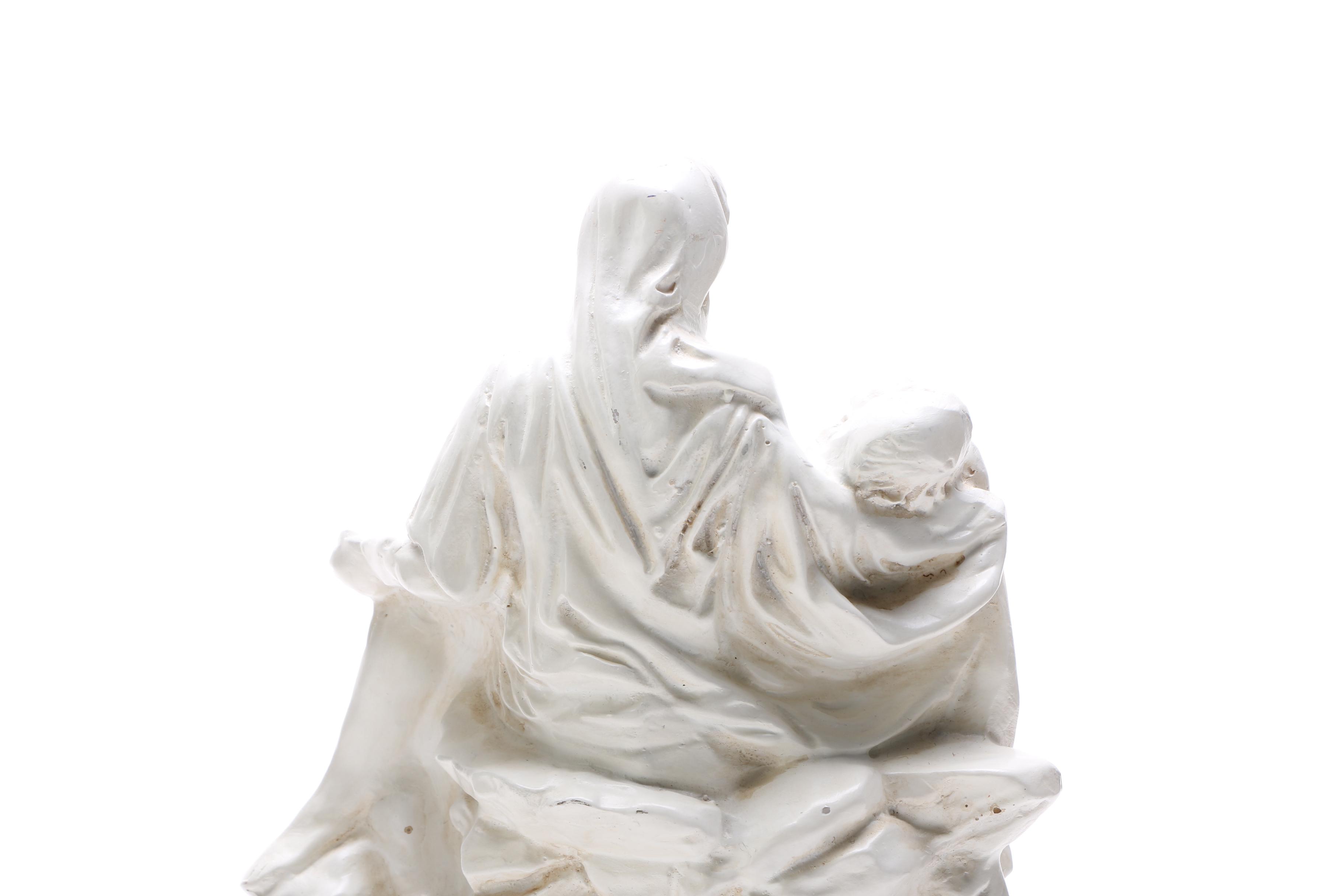 Ceramic Reproduction of "Pietà" by Michelangelo