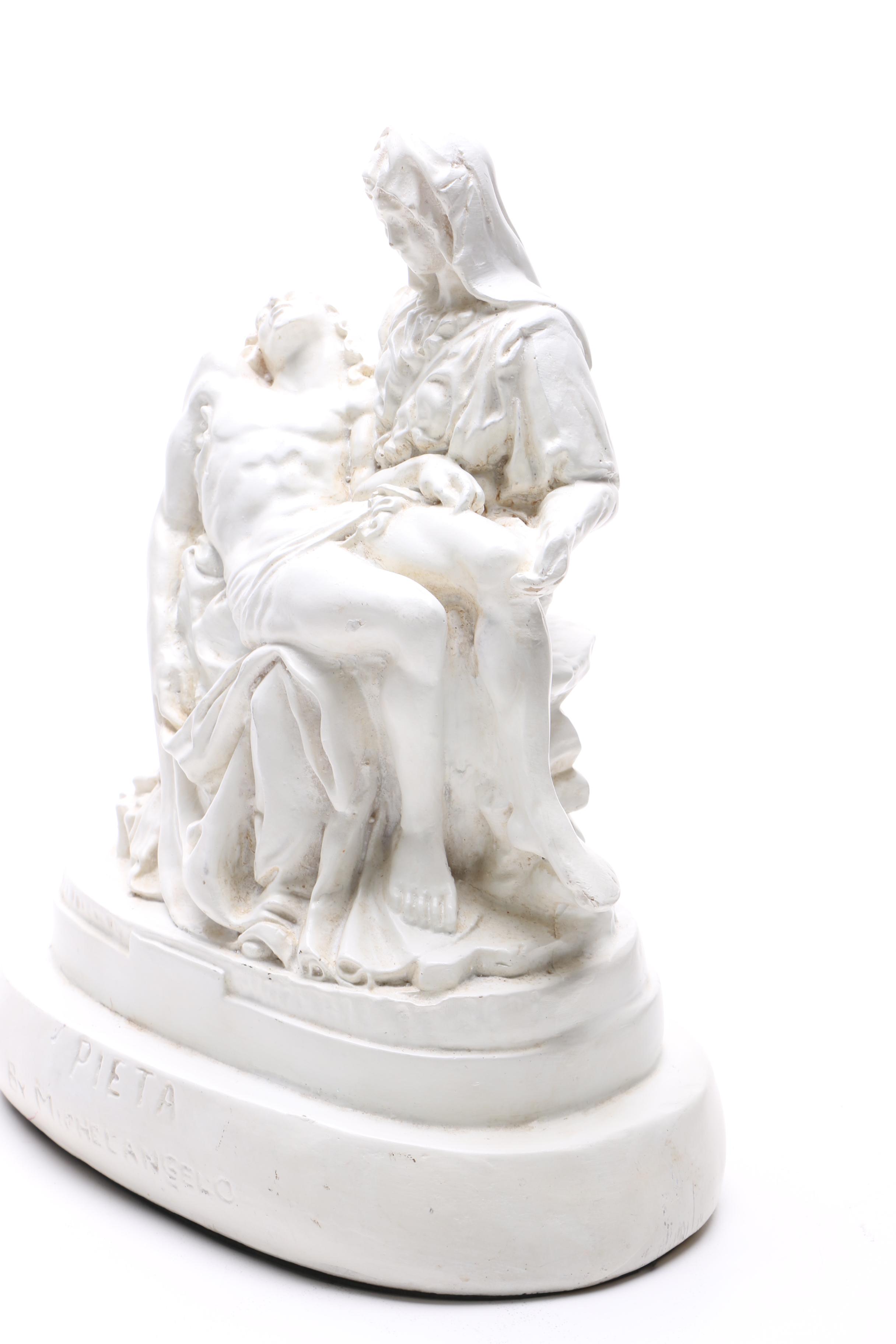 Ceramic Reproduction of "Pietà" by Michelangelo